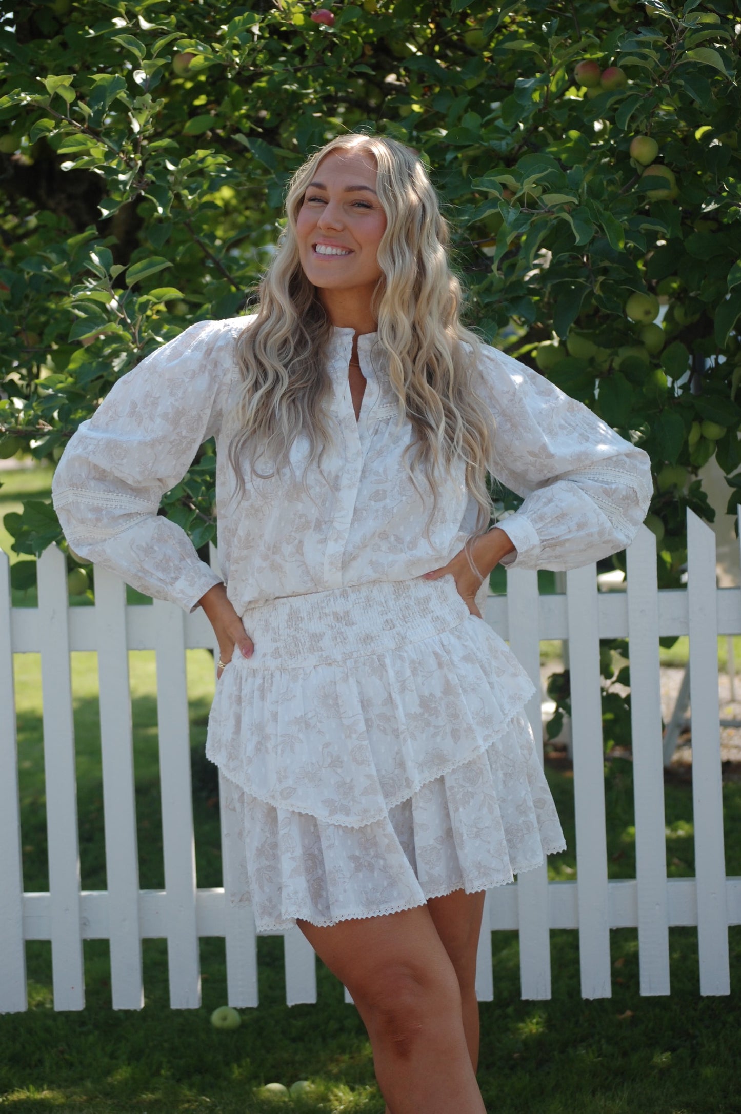 VMHARMONY Short Skirt - Silver Lining