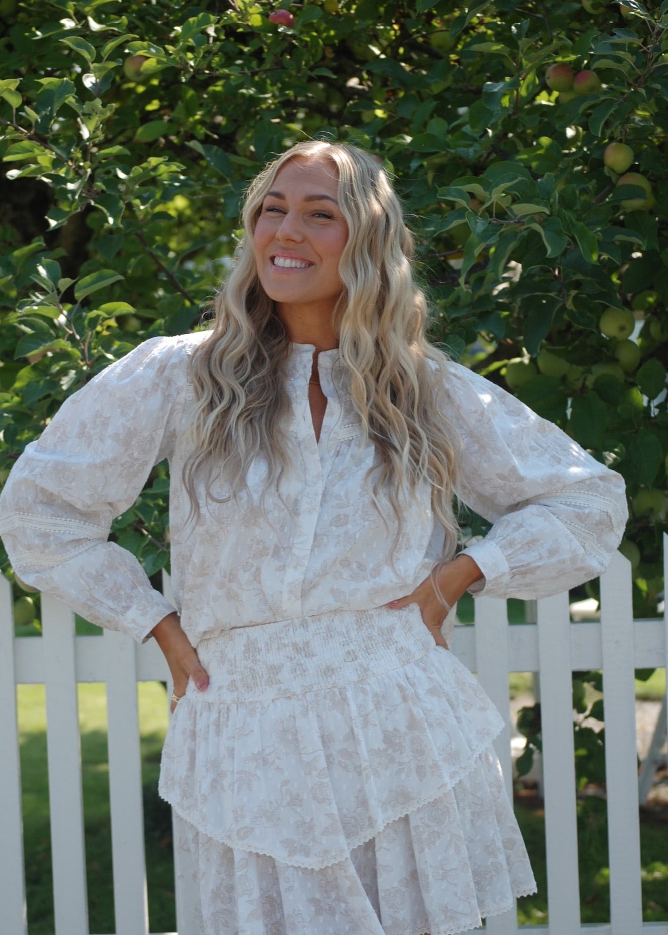 VMHARMONY Short Skirt - Silver Lining
