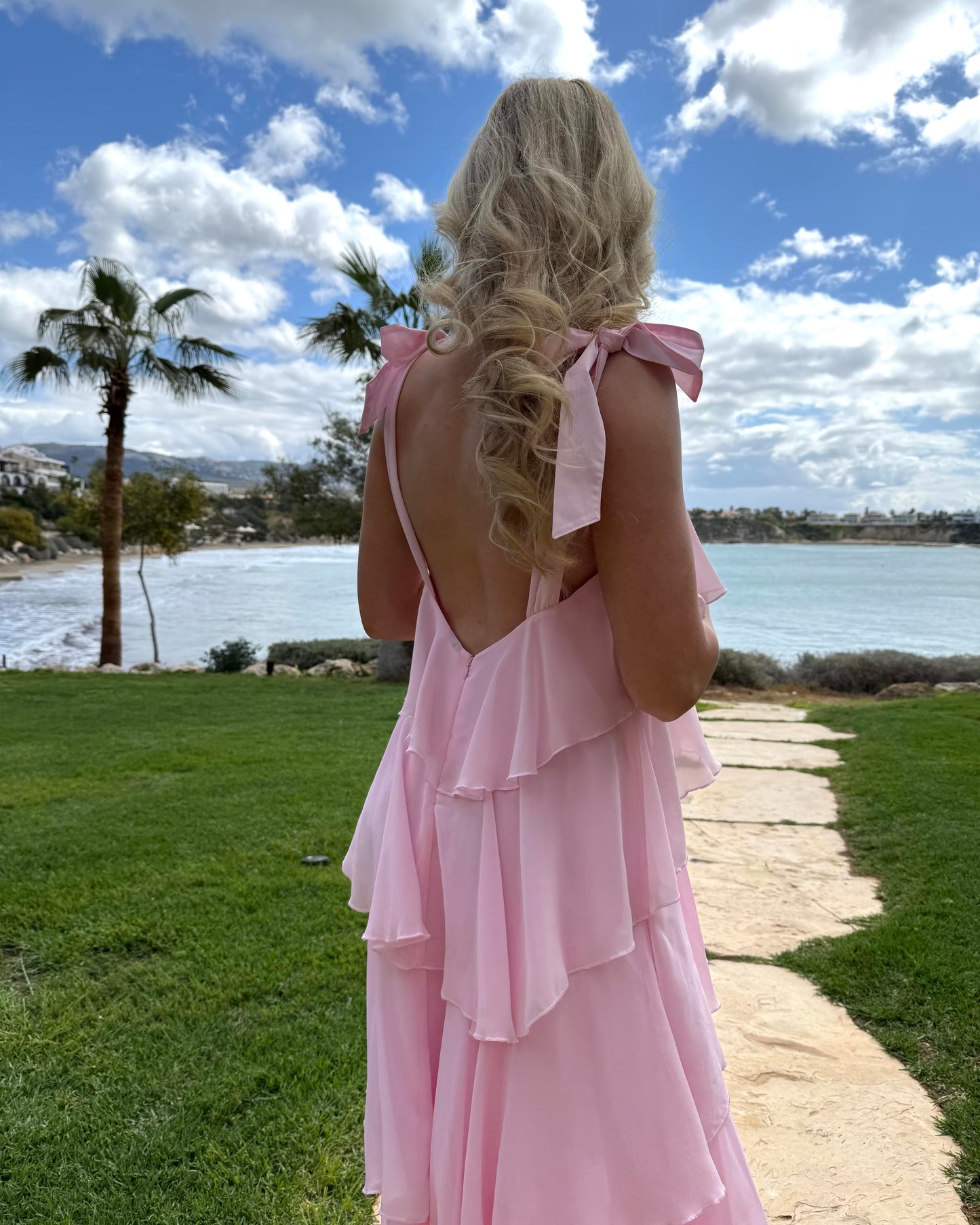 VMFELICIA Long Dress - Cherry Blossom