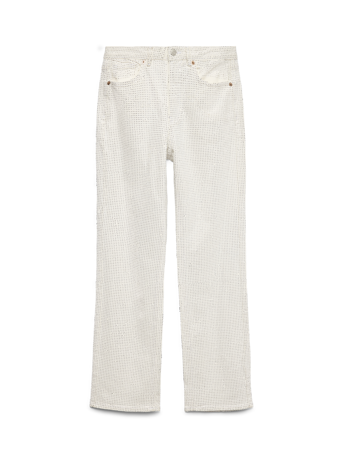 VMTESSA Rhinestone Jeans - Bright White