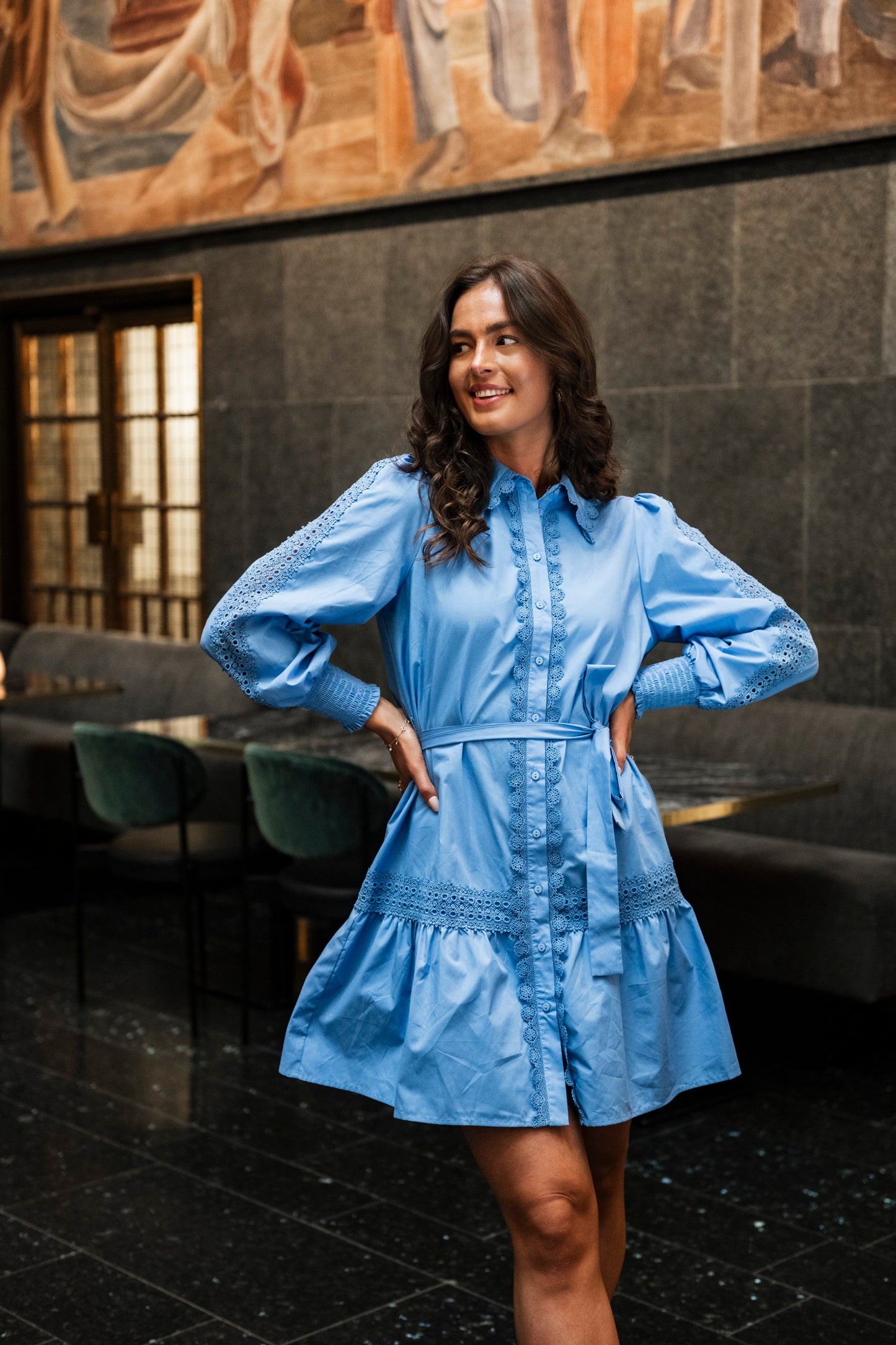 VMRACHEL Dress - Cornflower Blue