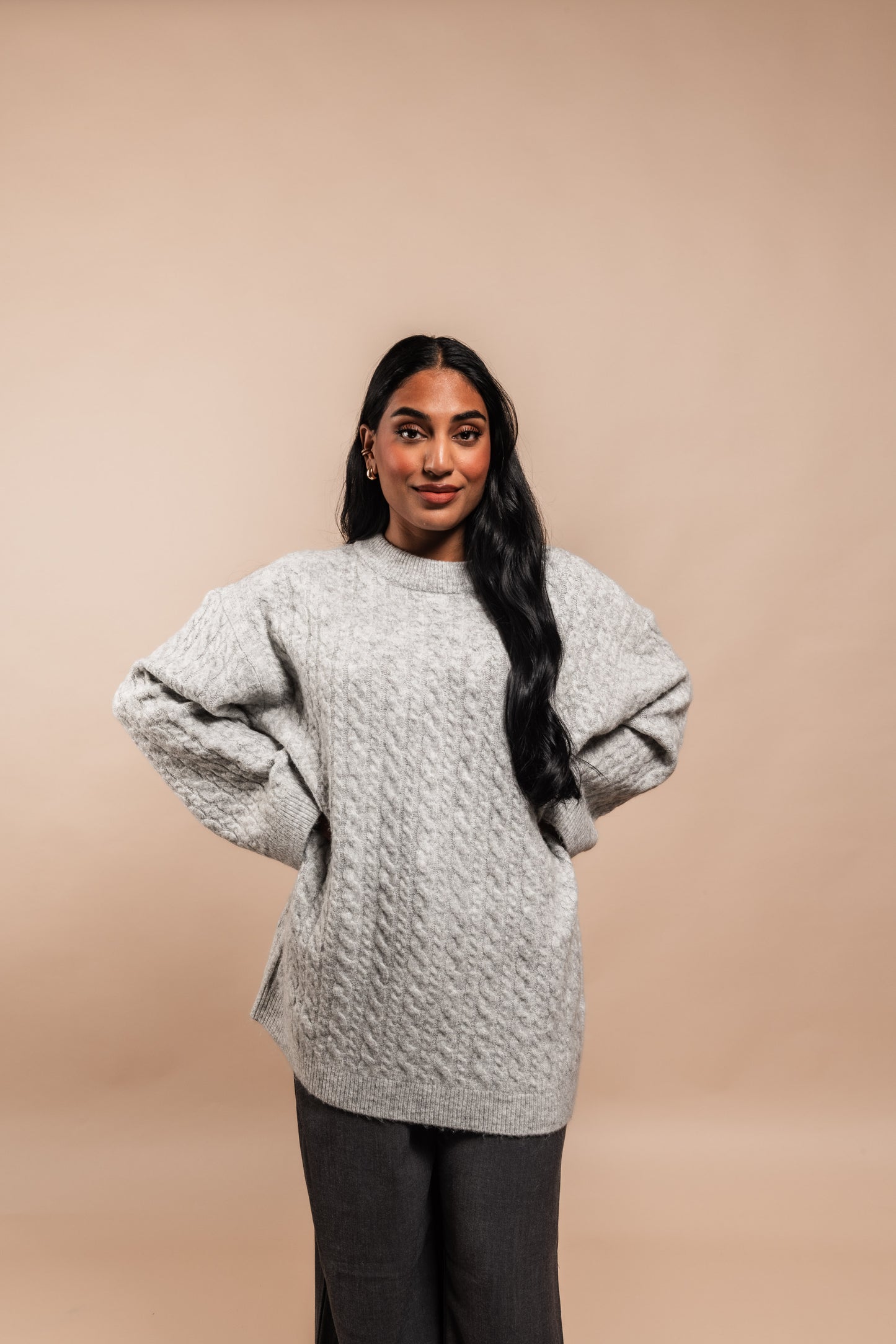 VMHEIDI Pullover - Light Grey Melange