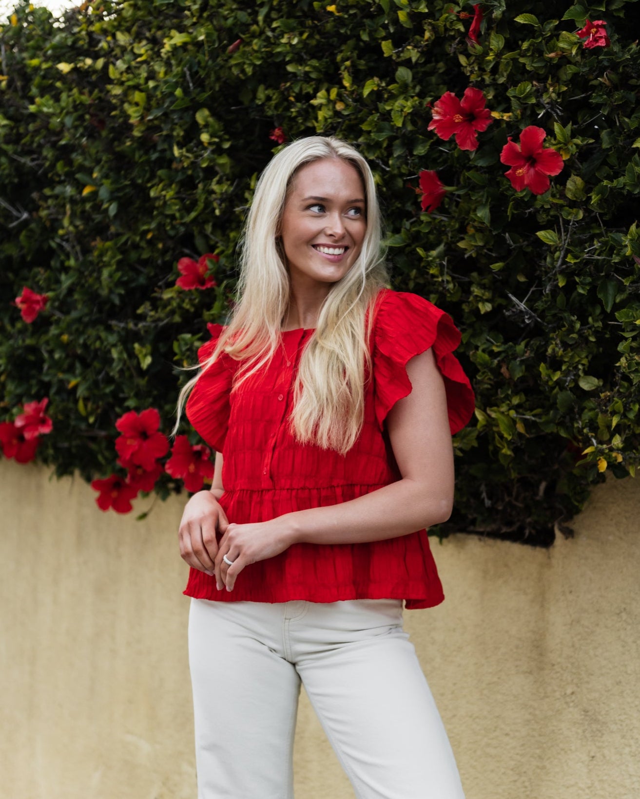 VMERMA S/S Topp - High Risk Red