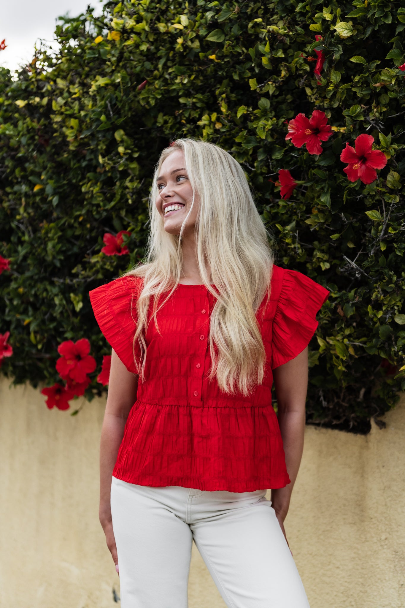 VMERMA S/S Topp - High Risk Red
