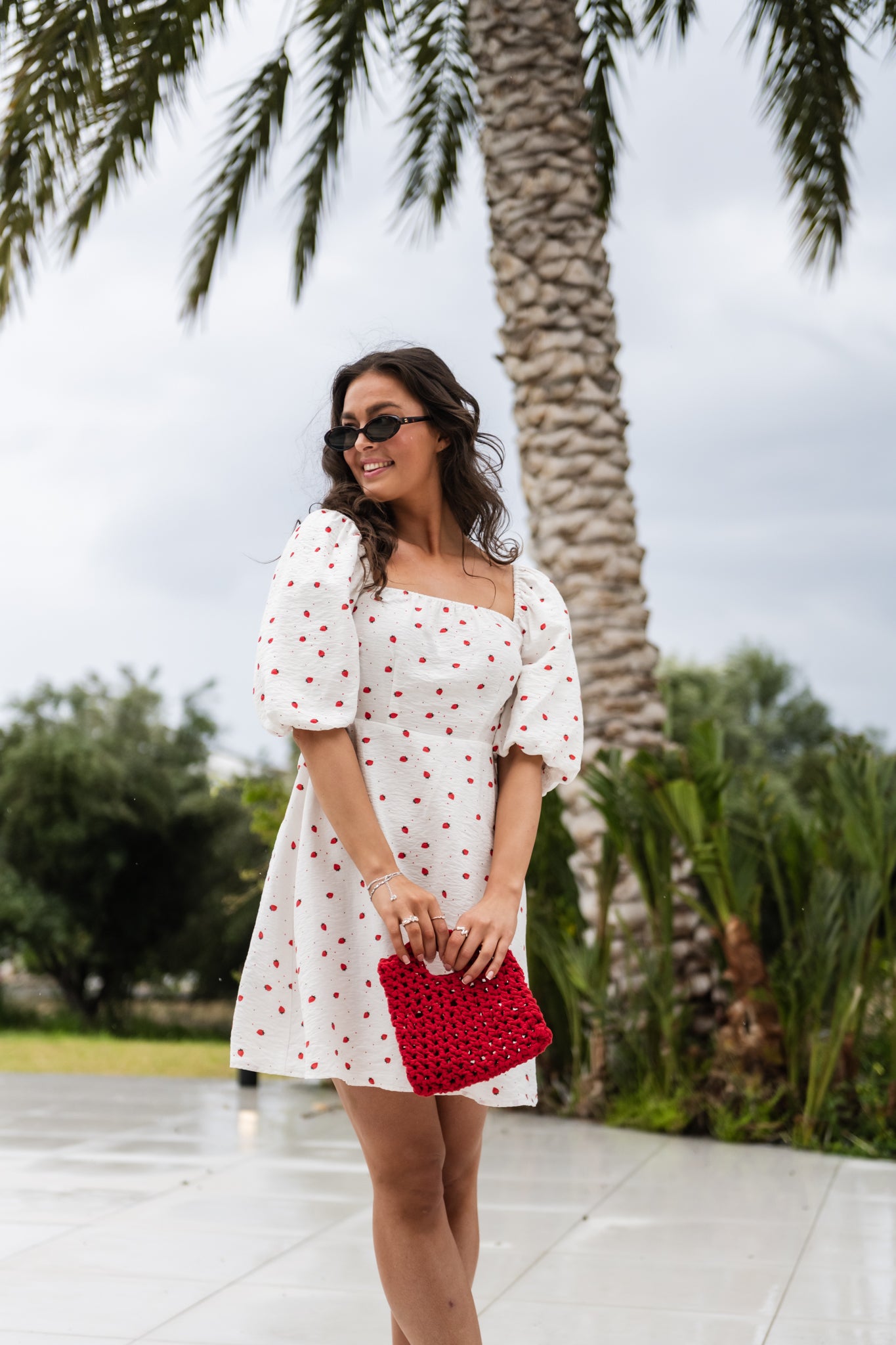 VMODETTE Short Dress - Snow White