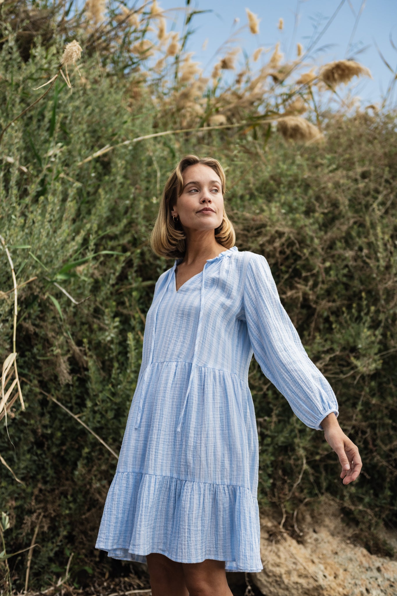 VMNANNA Midi Dress - Airy Blue