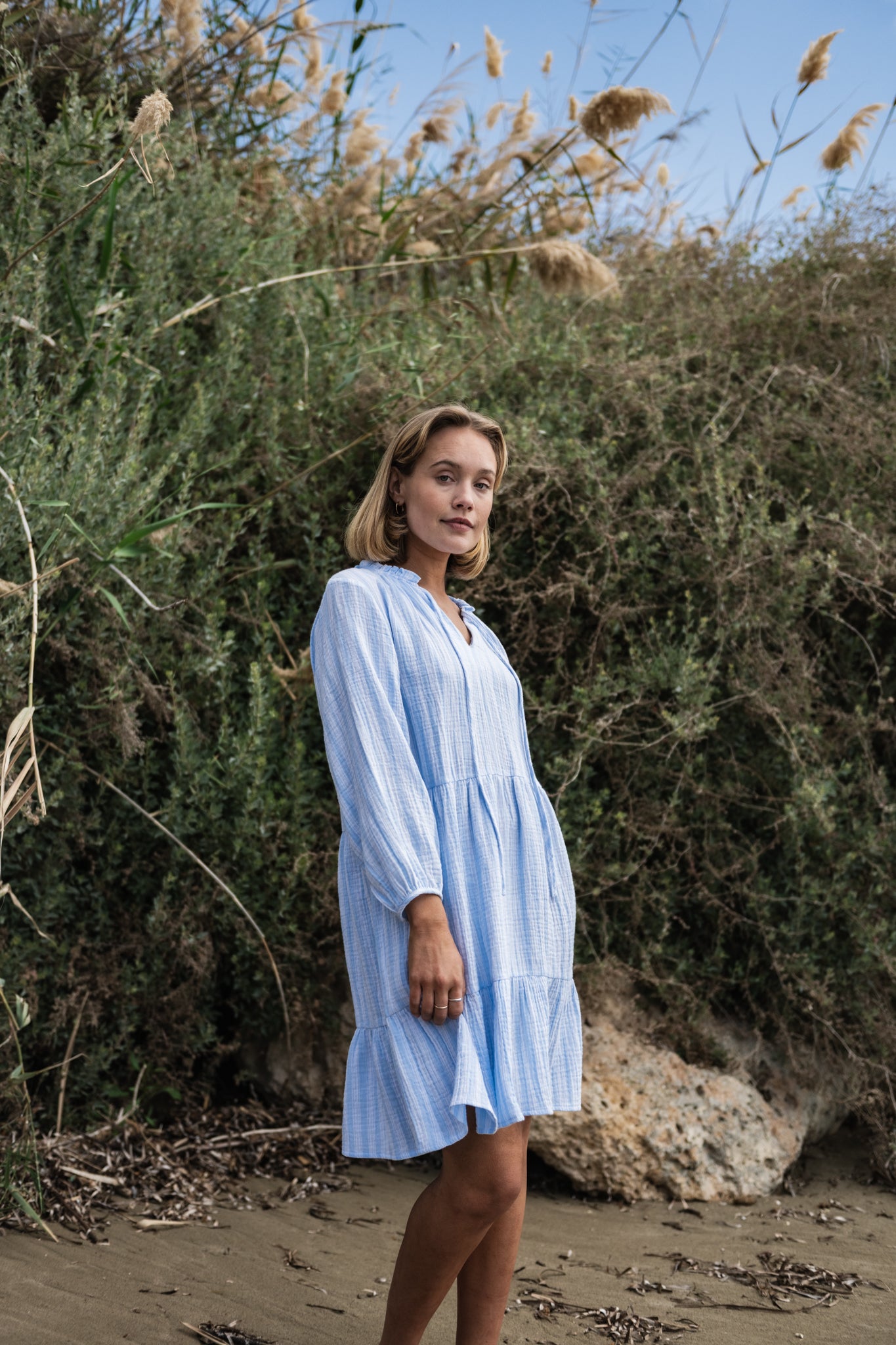 VMNANNA Midi Dress - Airy Blue