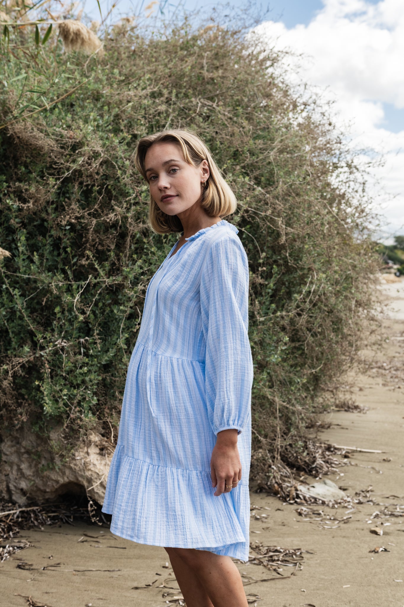 VMNANNA Midi Dress - Airy Blue