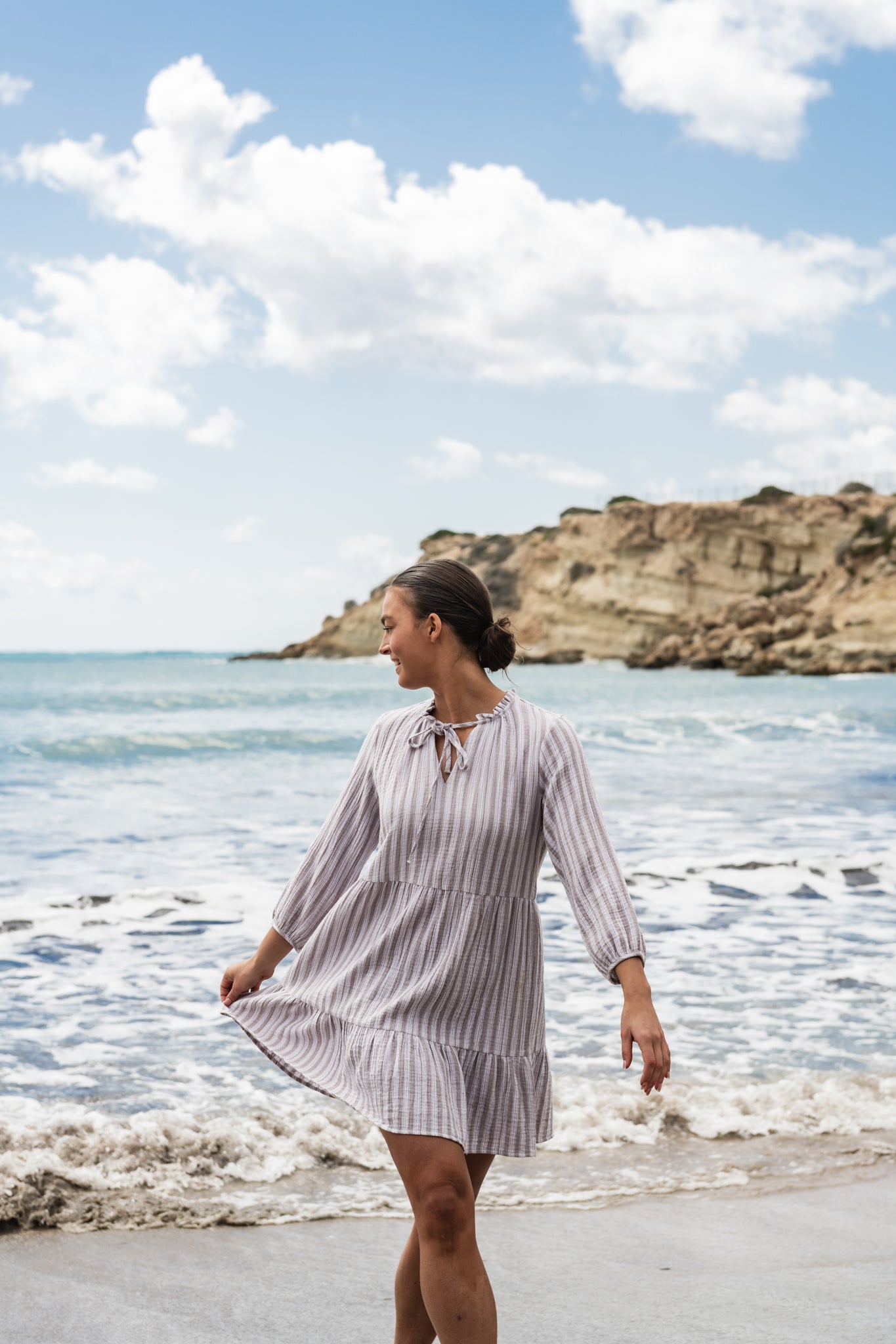 VMNANNA Midi Dress - Moon Rock