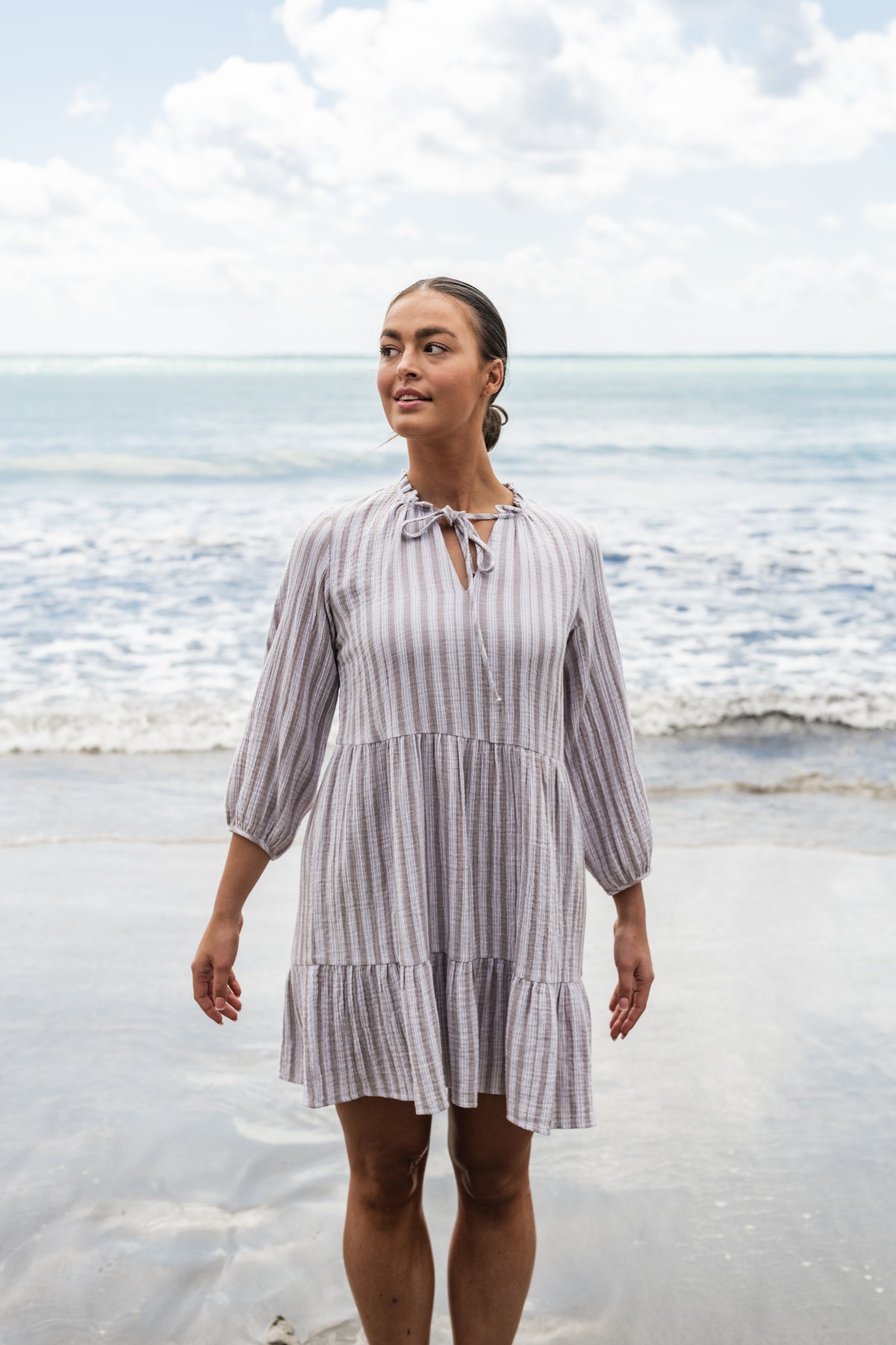 VMNANNA Midi Dress - Moon Rock