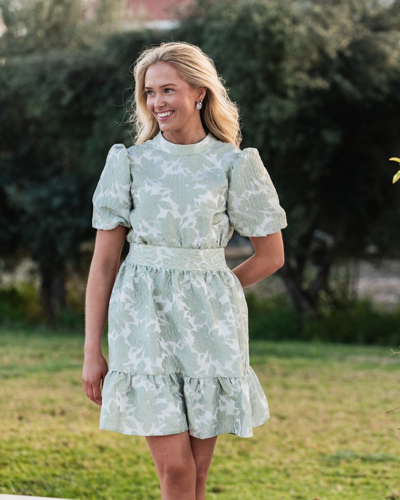 VMSULLE Short Dress - Fog Green