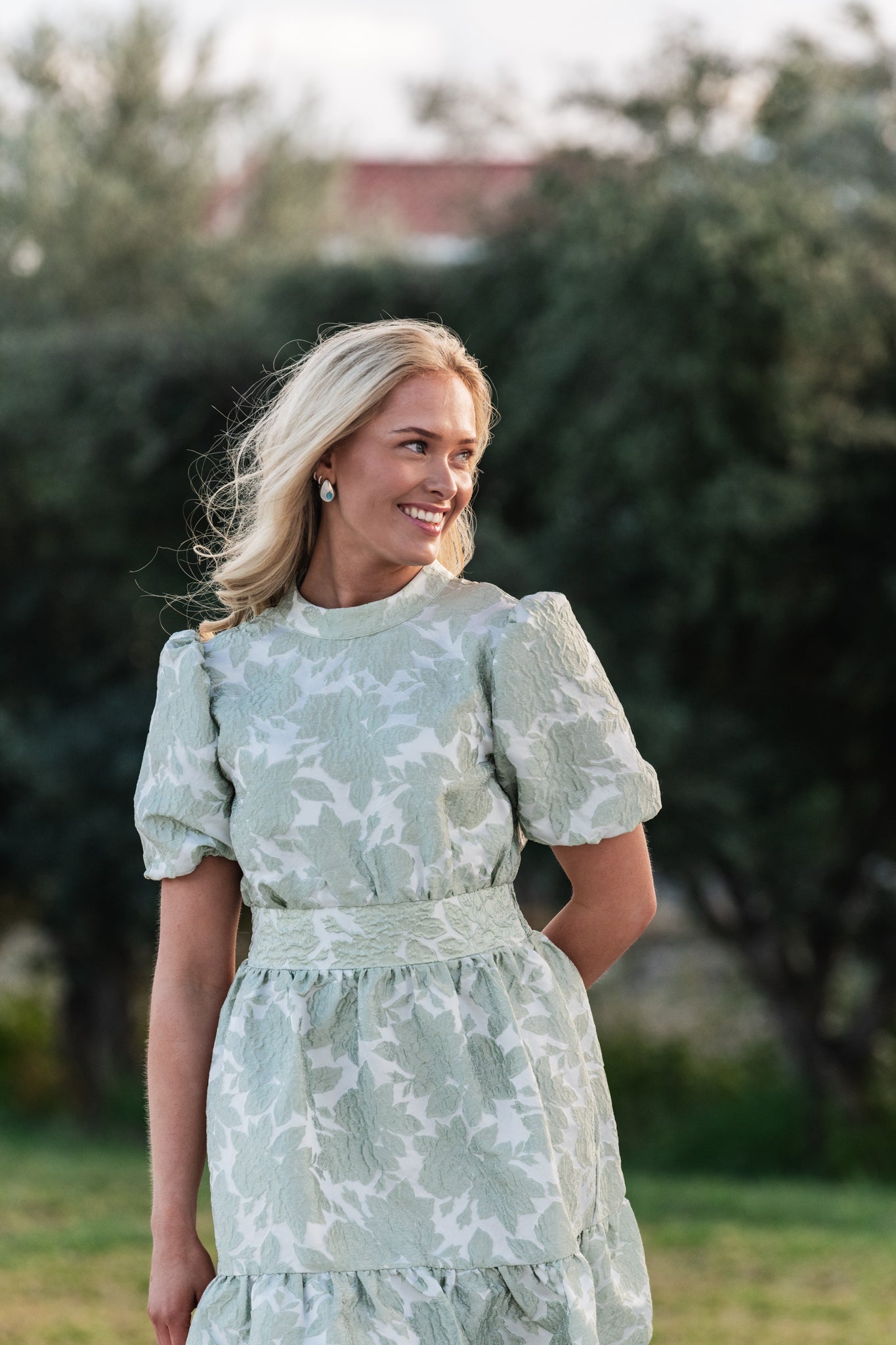 VMSULLE Short Dress - Fog Green