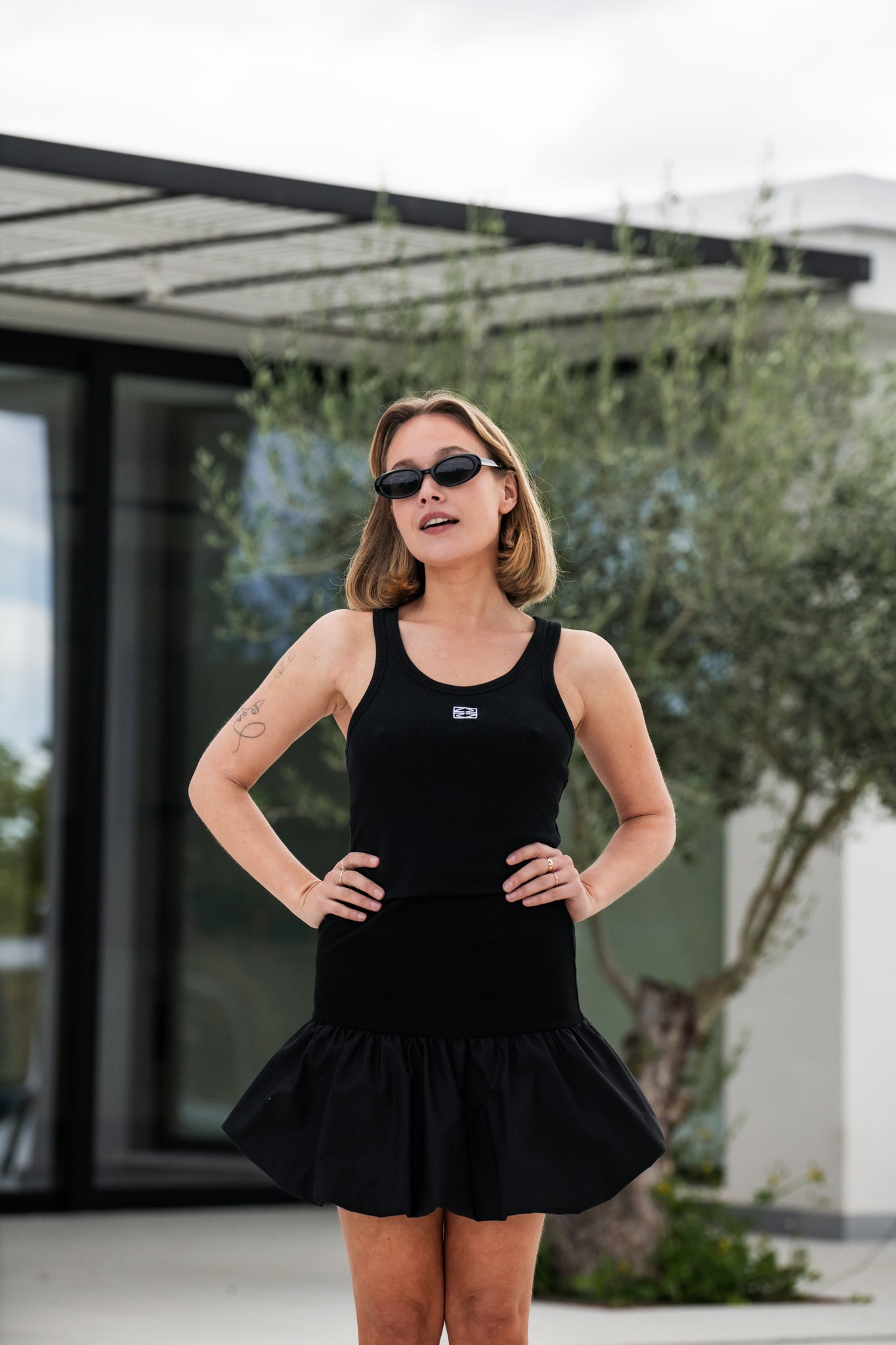 NMBIANCA Mini Skirt - Black