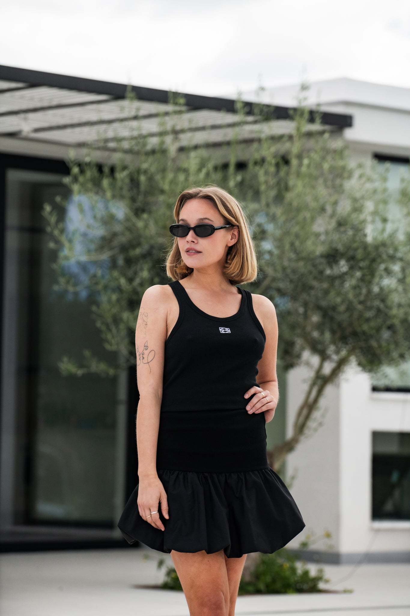 NMBIANCA Mini Skirt - Black
