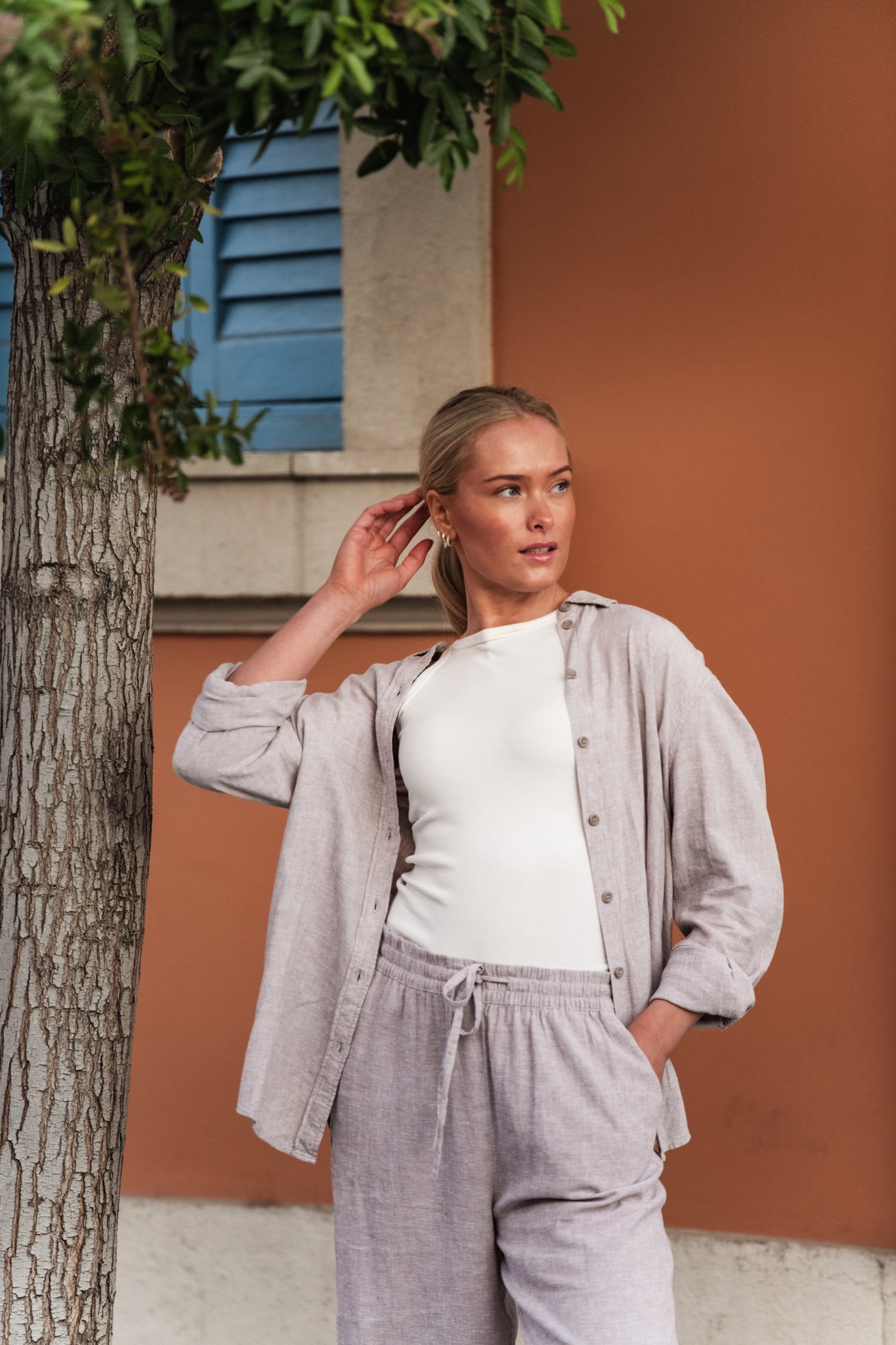 VMLINN Trousers - Moon Rock