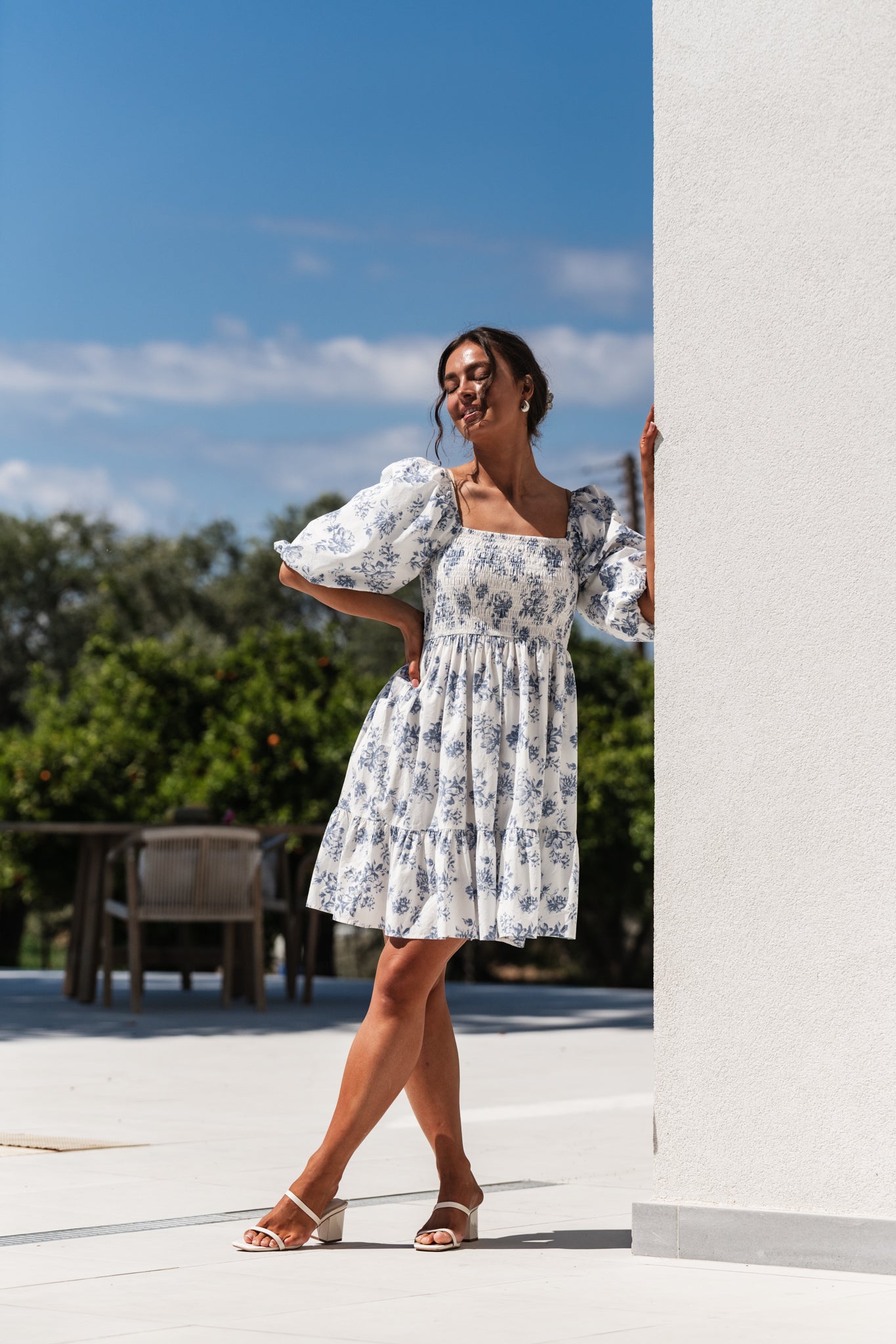 VMNOMIA Short Dress - Country Blue