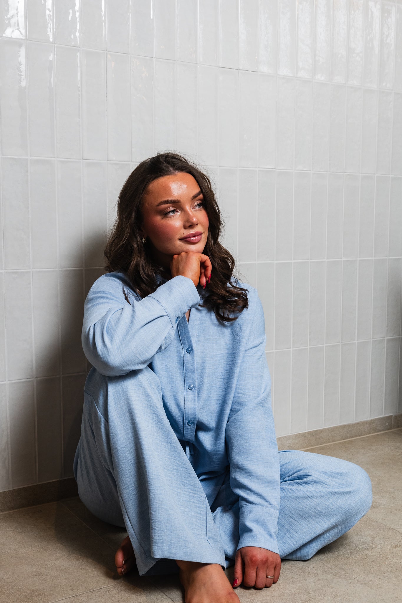 VMMELANEY Shirts - Chambray Blue