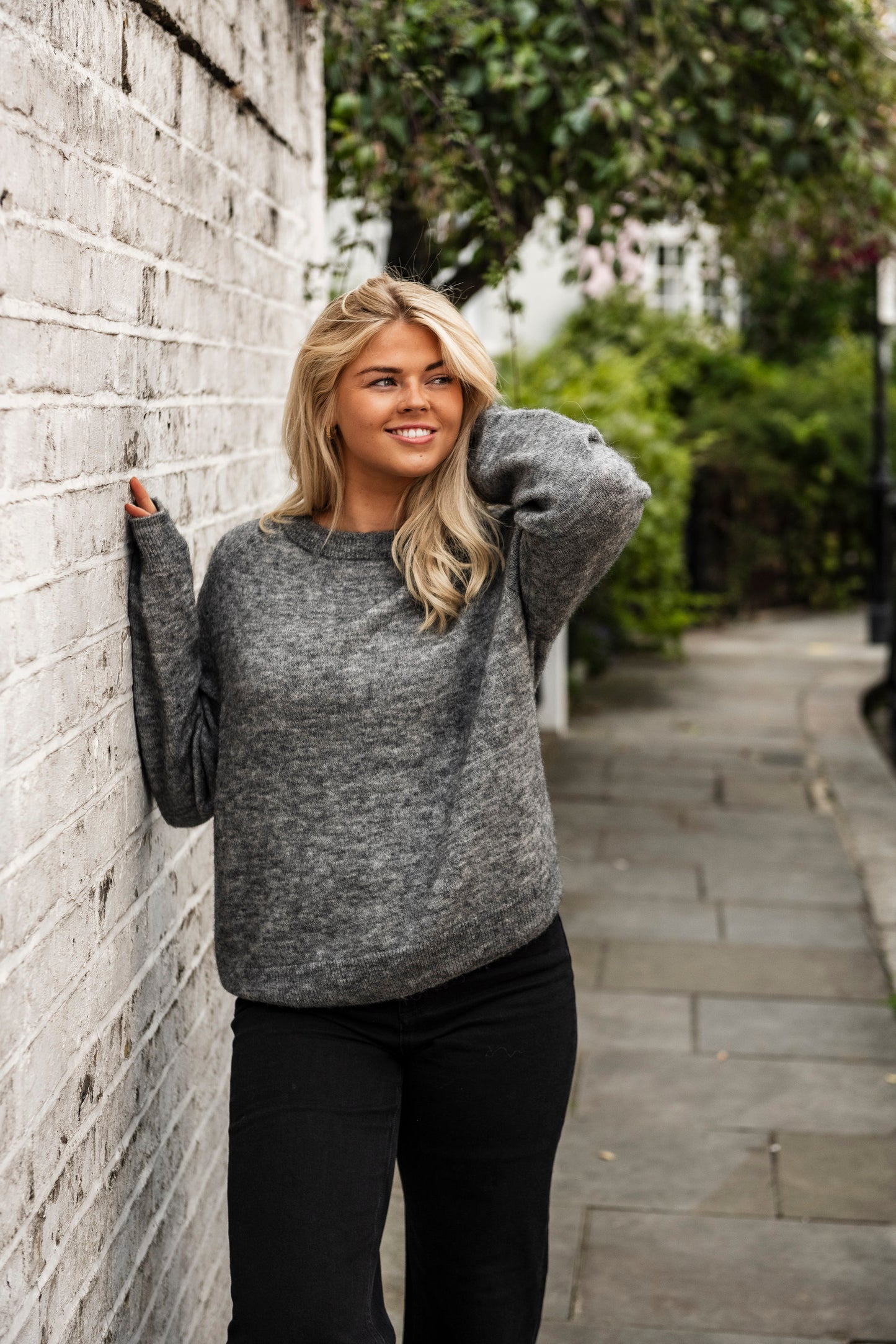 VMPALMA Pullover - Medium Grey Melange