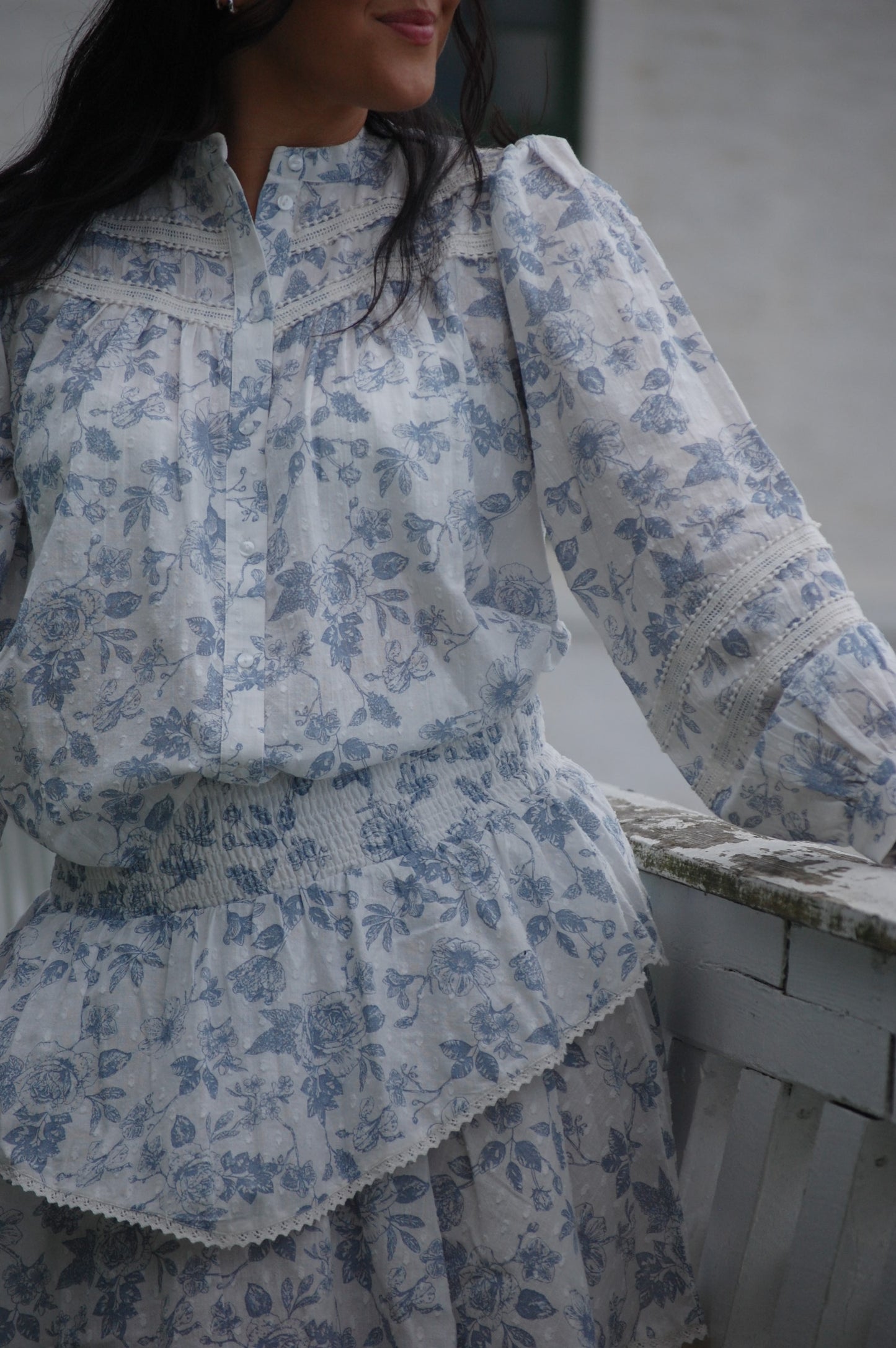 VMHARMONY Short Skirt - Country Blue
