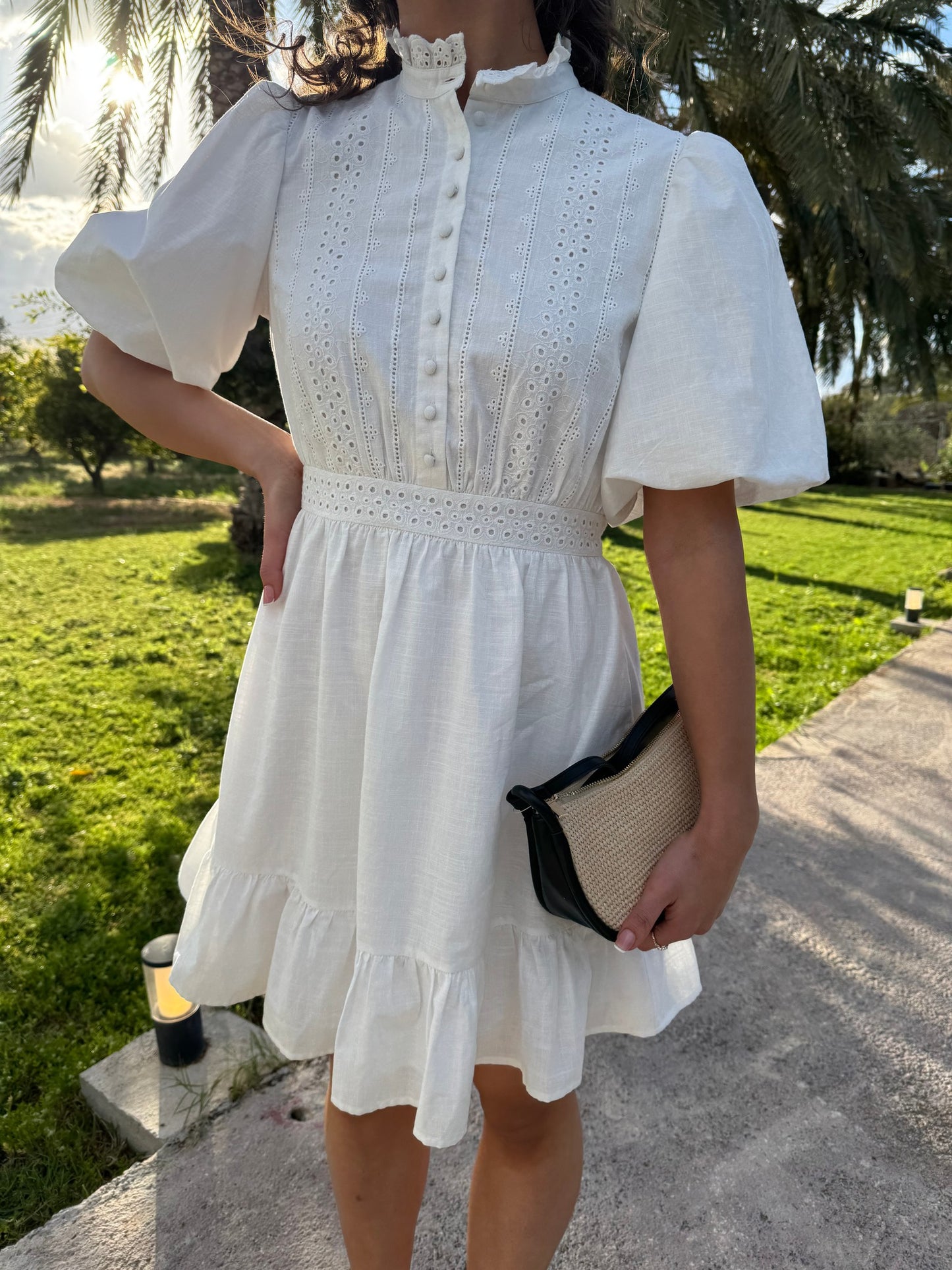 VMCLOVER Short Dress - Snow White