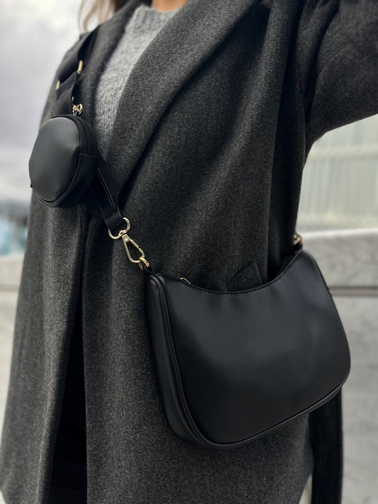 PCFABBY Handbag - Black