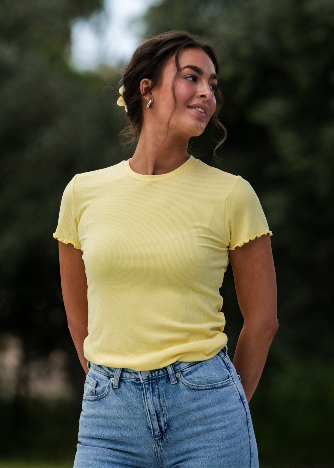 PCNICCA T-Shirt - Pale Banana