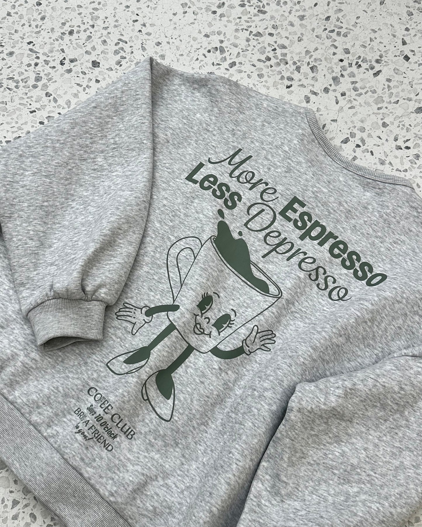 VMSANJA Sweatshirt - Super Light Grey Melange