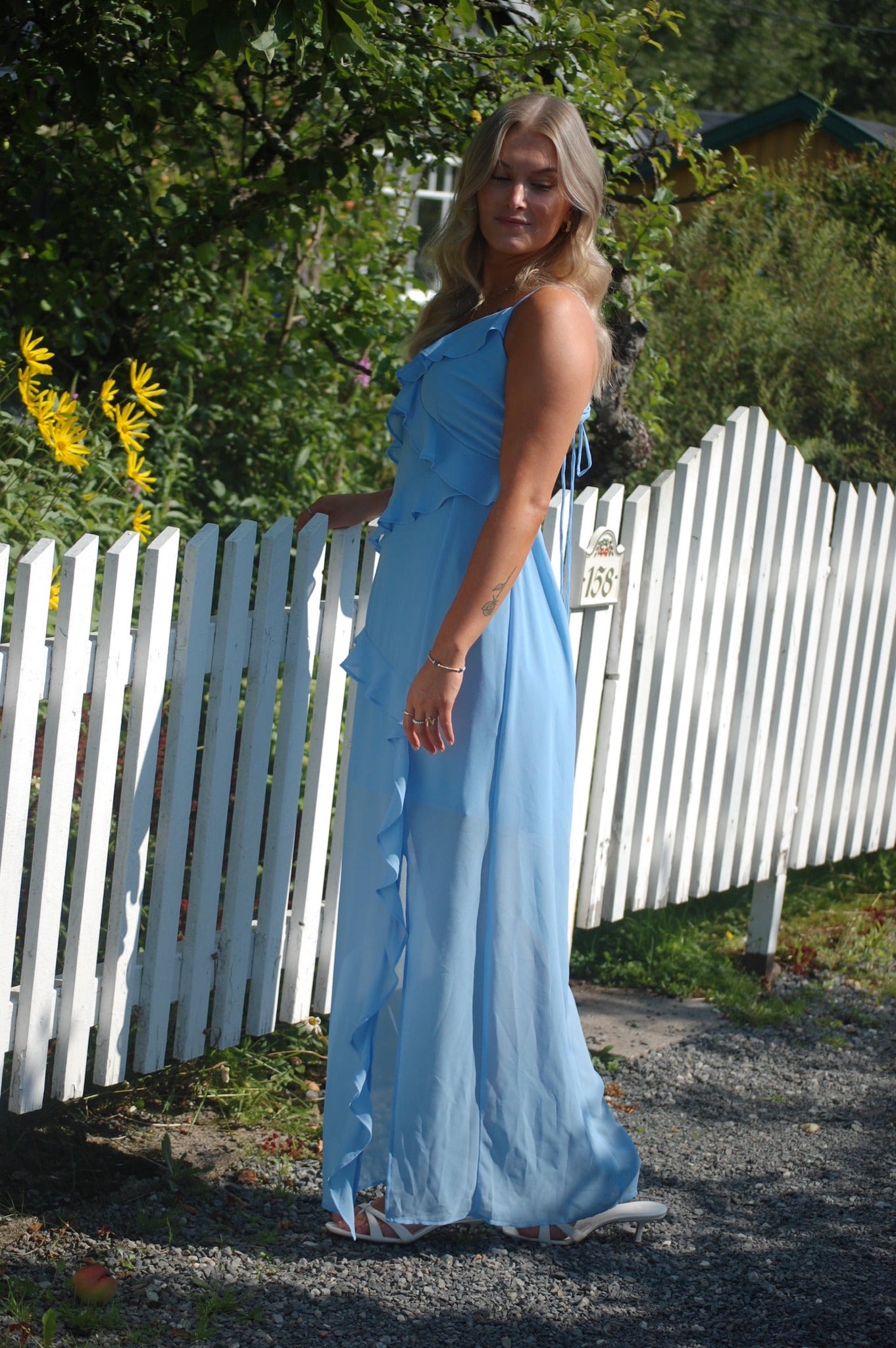 VMAMINA Long Dress - Airy Blue