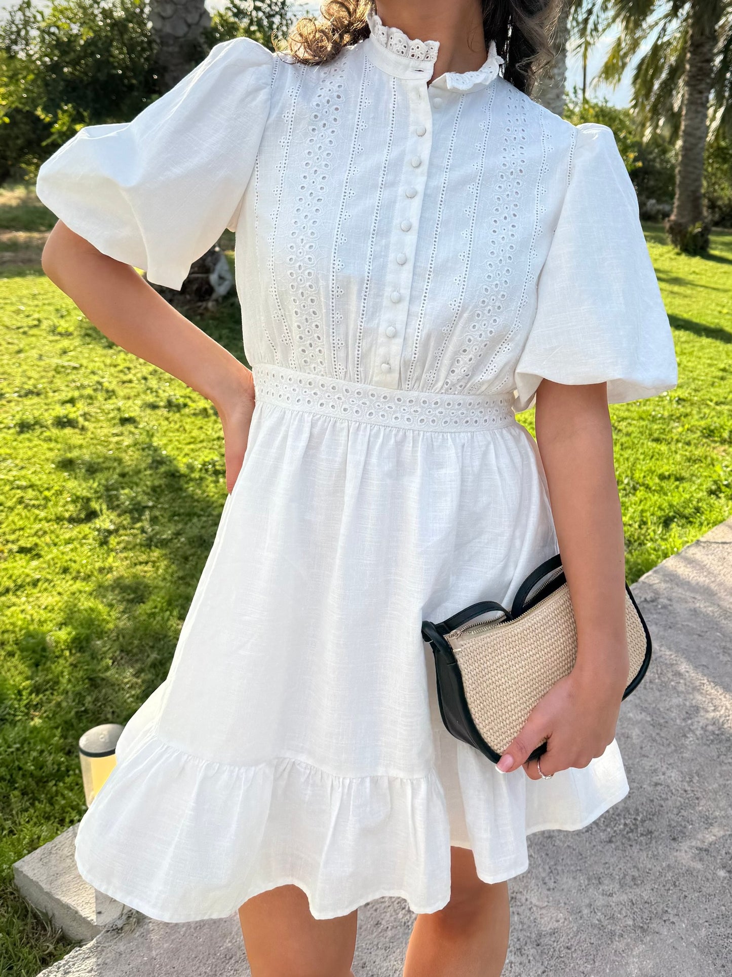 VMCLOVER Short Dress - Snow White