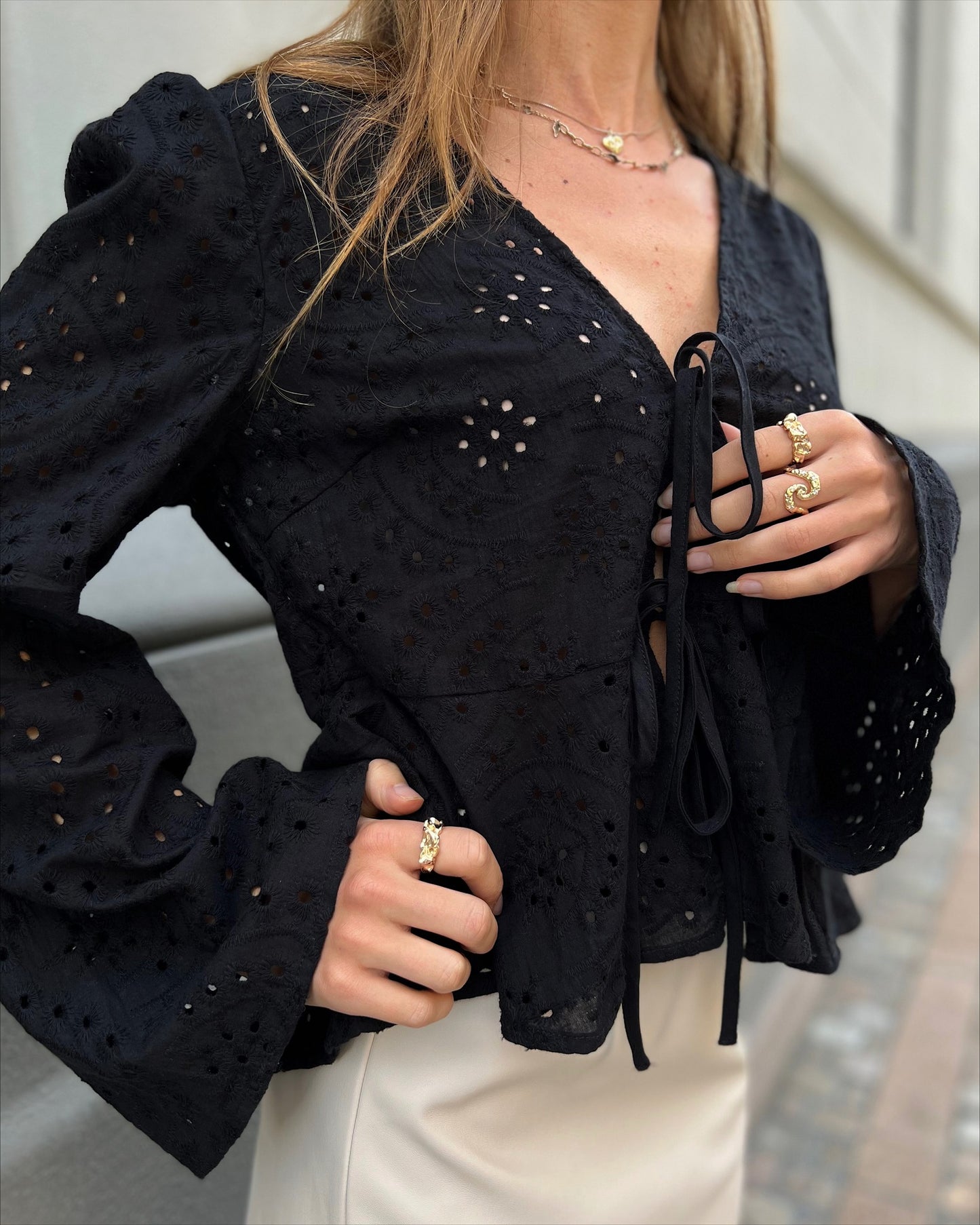 PCJANNI T-Shirts & Tops - Black