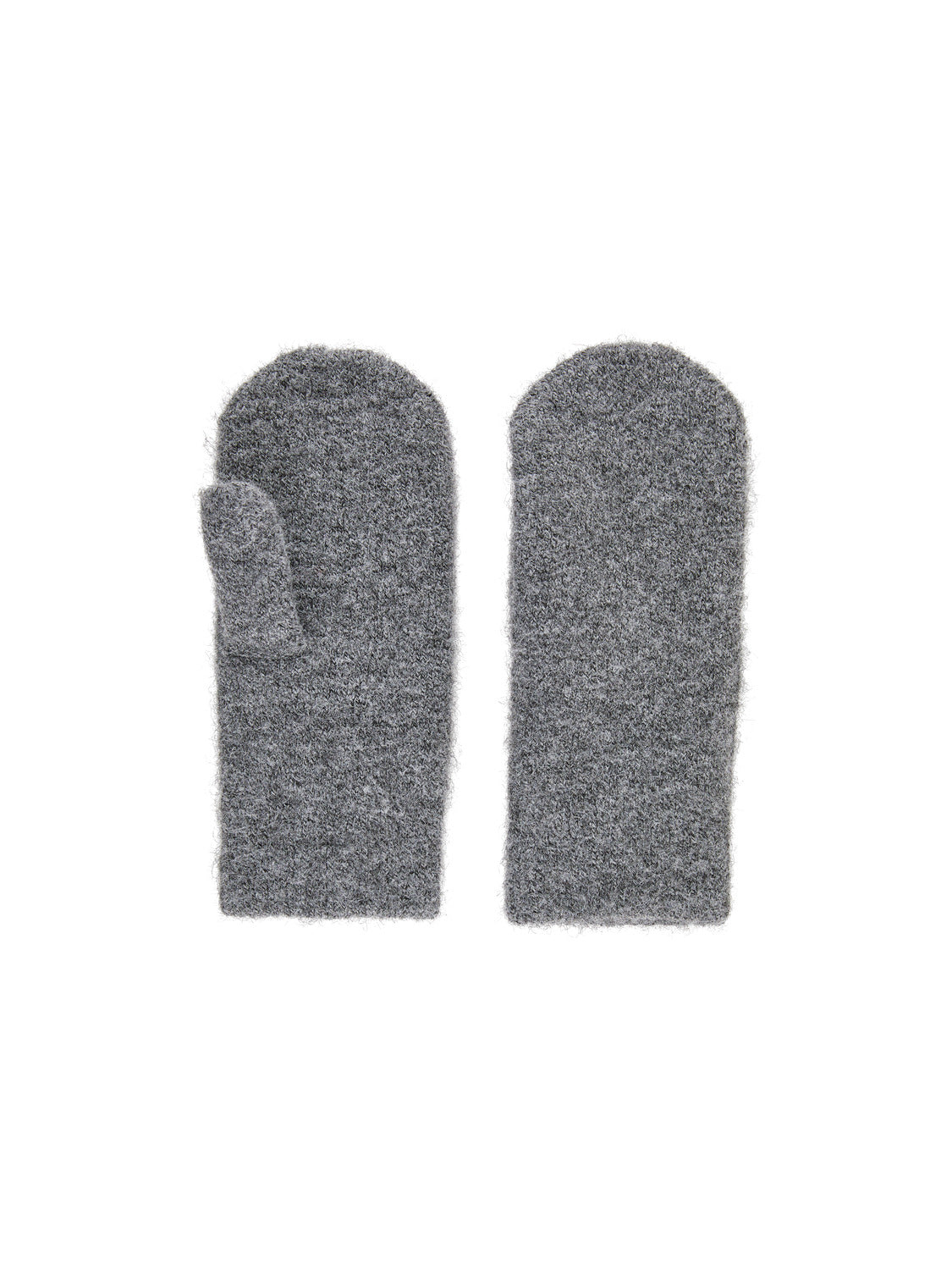 PCBERTA Mittens - Medium Grey Melange