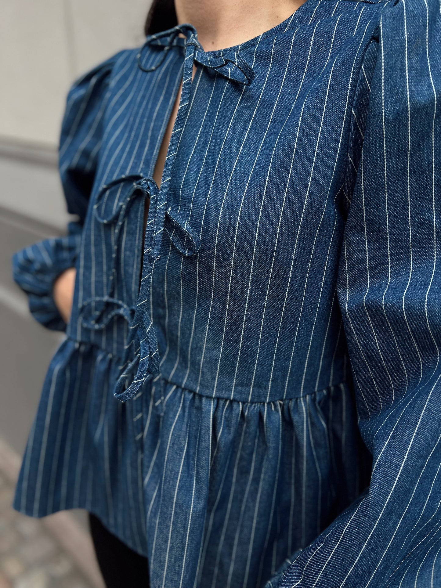 PCAMILDA T-Shirts & Tops - Medium Blue Denim