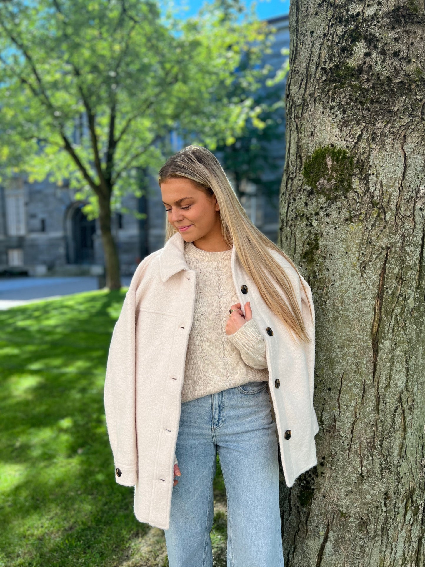VMANNYDORA Jacket - Oatmeal