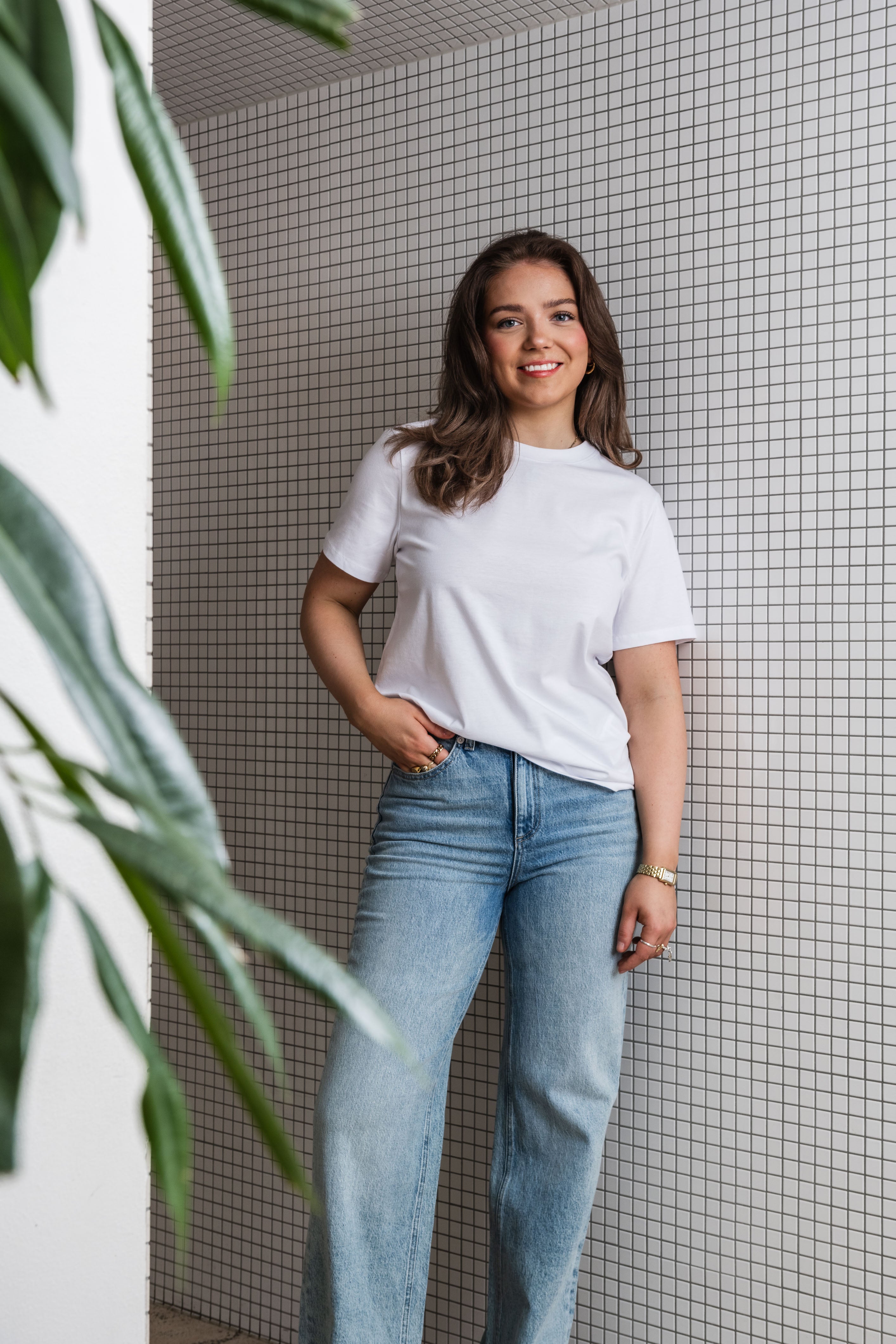 PCRIA T-skjorte - Bright White