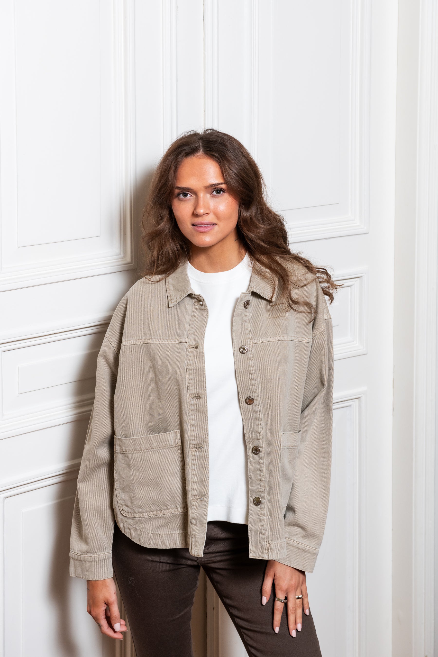 VMJAMIE Denim Jacket - Silver Mink