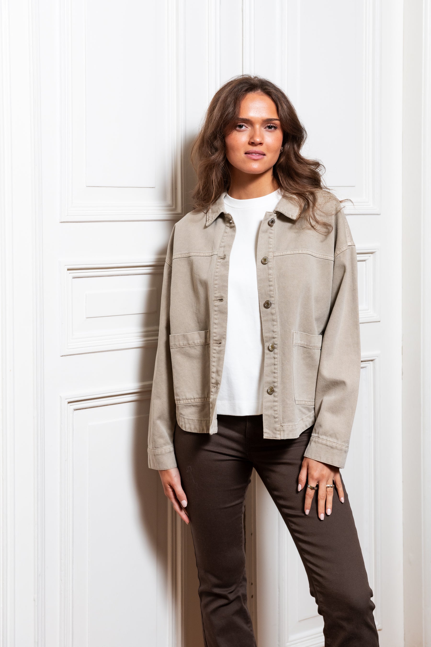 VMJAMIE Denim Jacket - Silver Mink