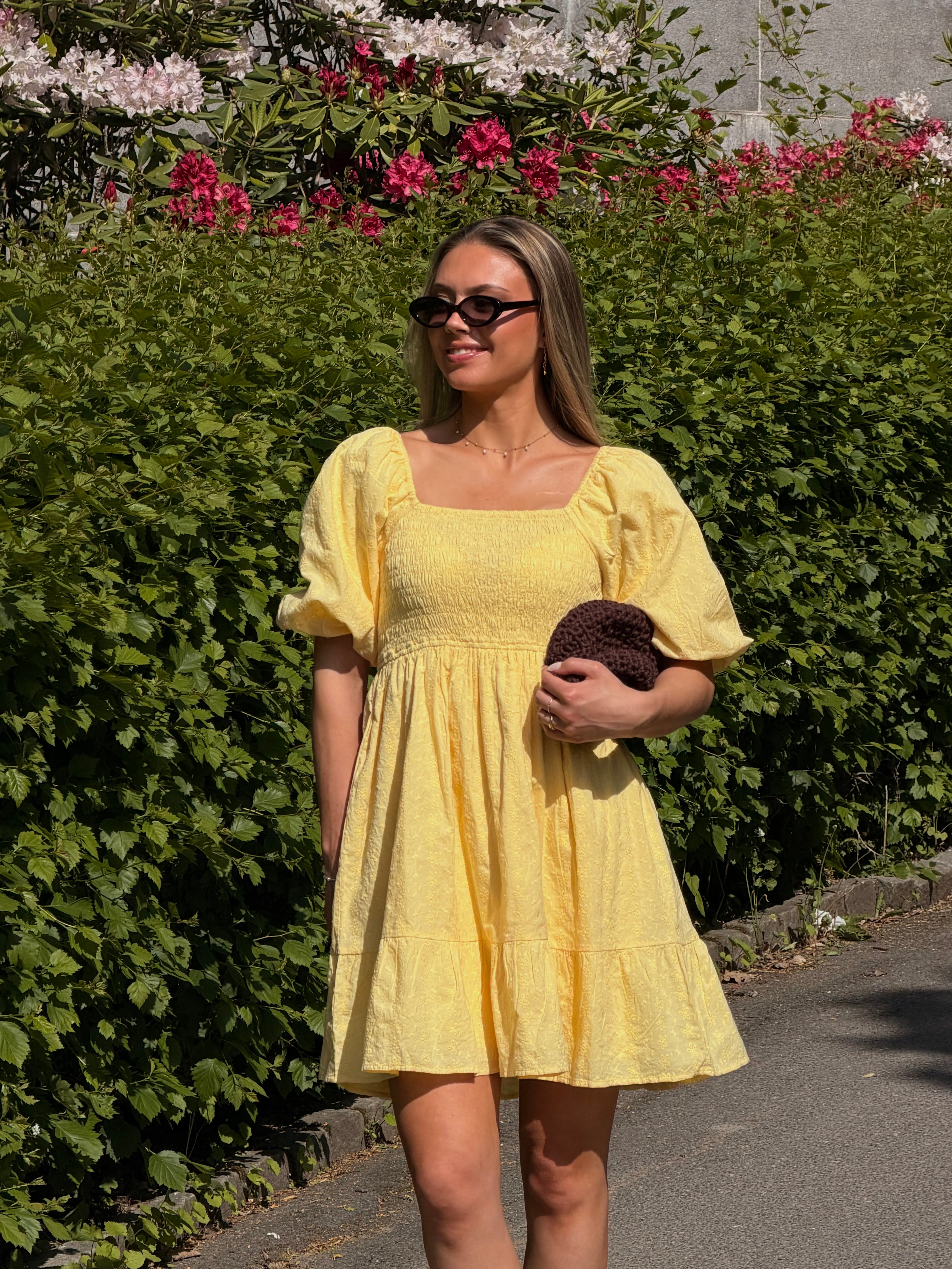 AWJULIE Short Dress - Golden Haze