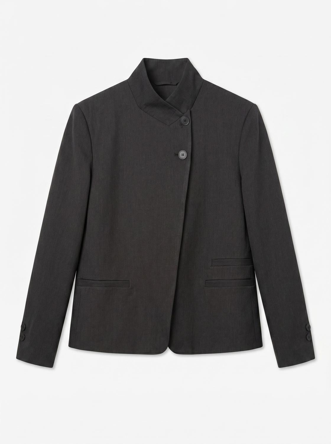 VMDINA BLAZER - Dark Grey Melange