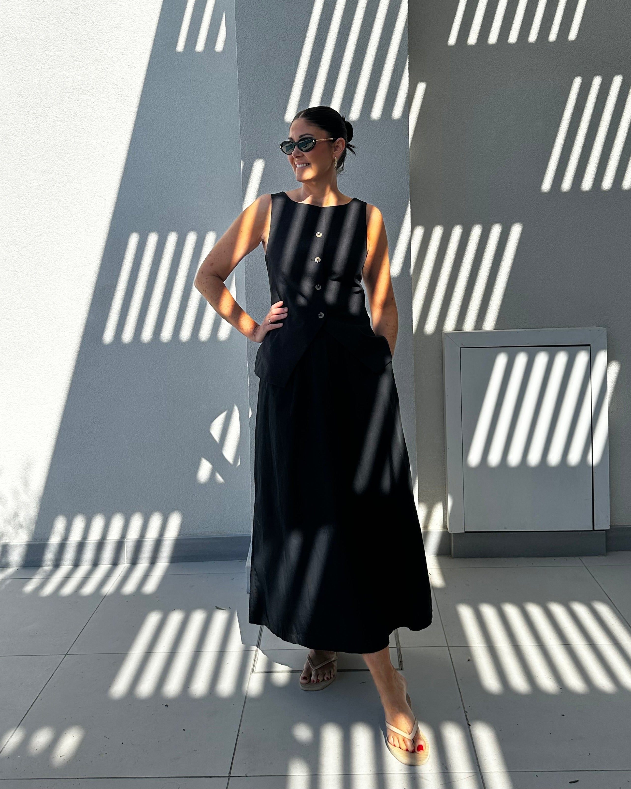 VMFRIBA Long Skirt - Black