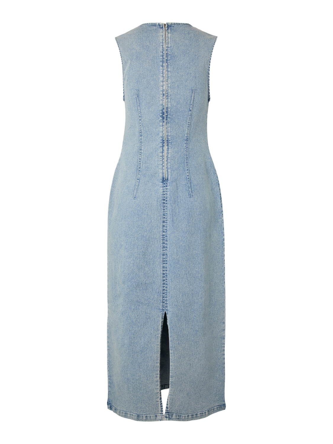 PCFRANNA DRESS - Light Blue Denim