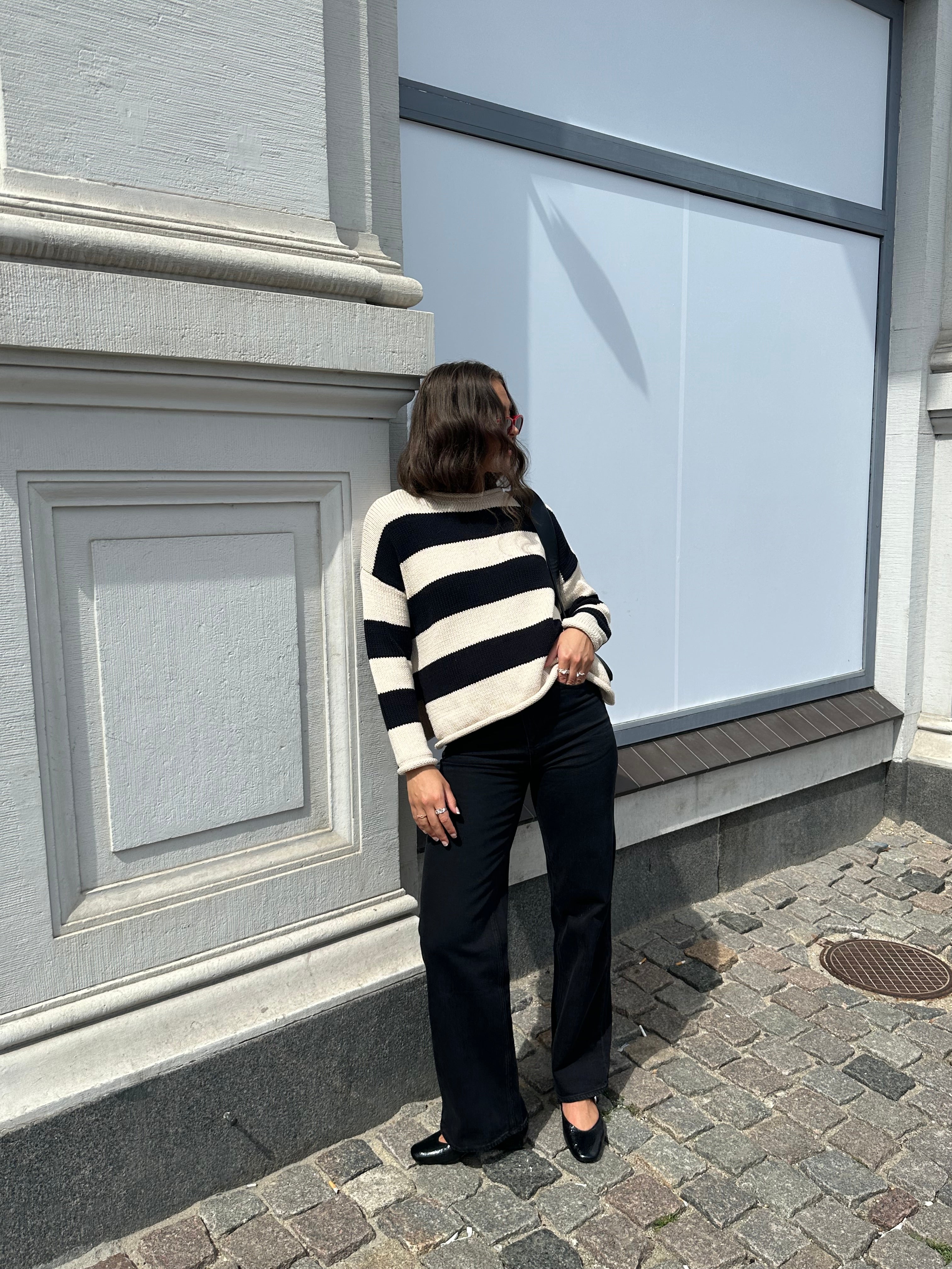 VMTESSA Wide Jeans - Black