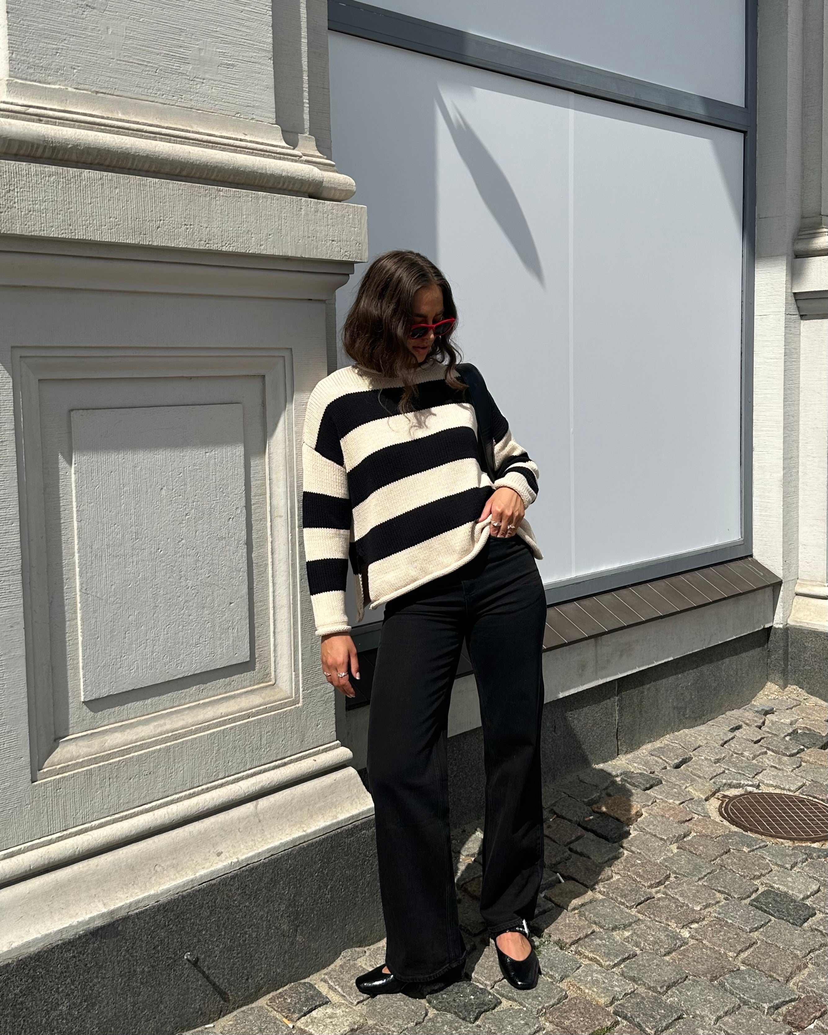 VMTESSA Wide Jeans - Black