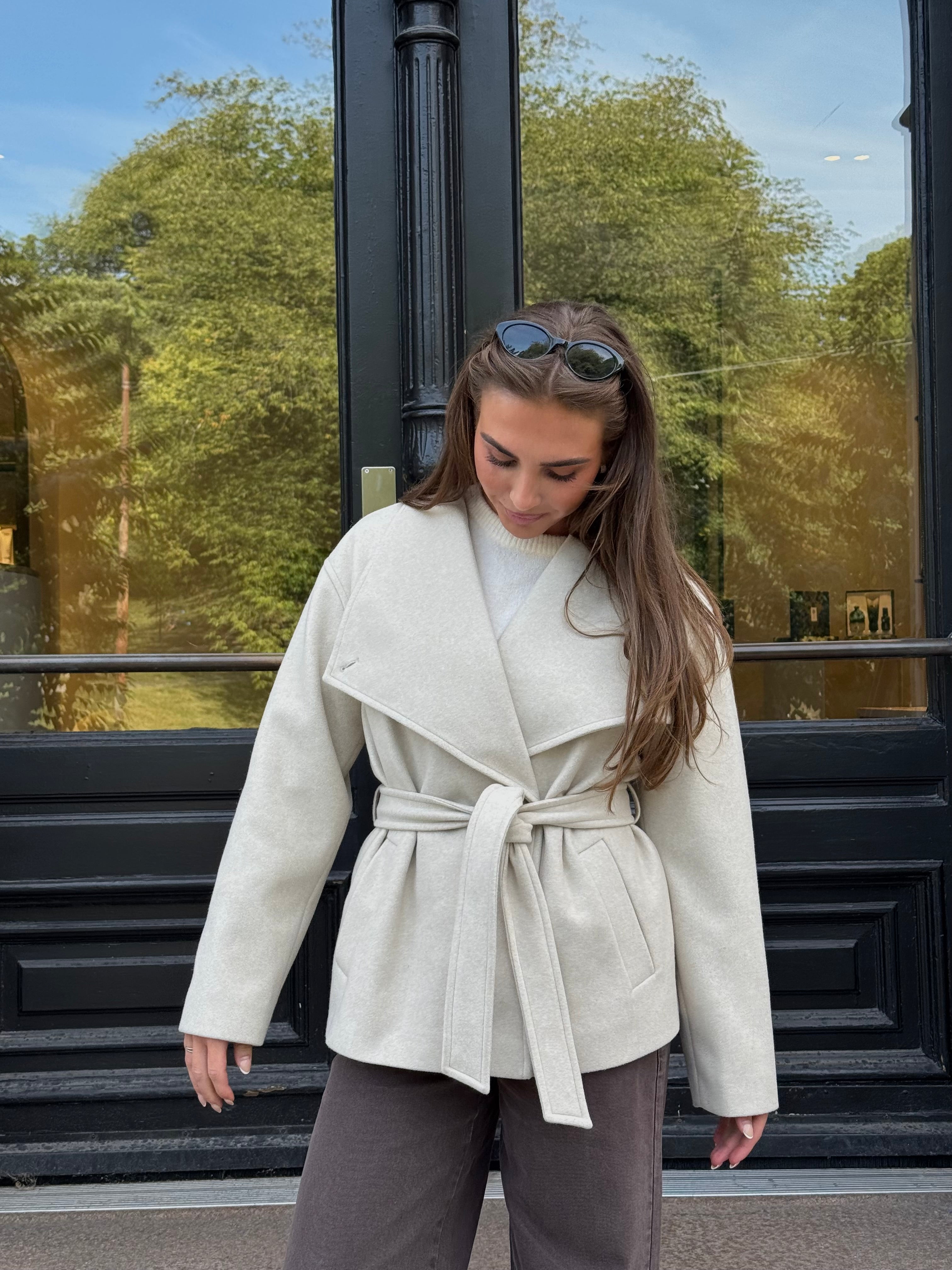 VMVINCESELMIA Jacket - Oatmeal