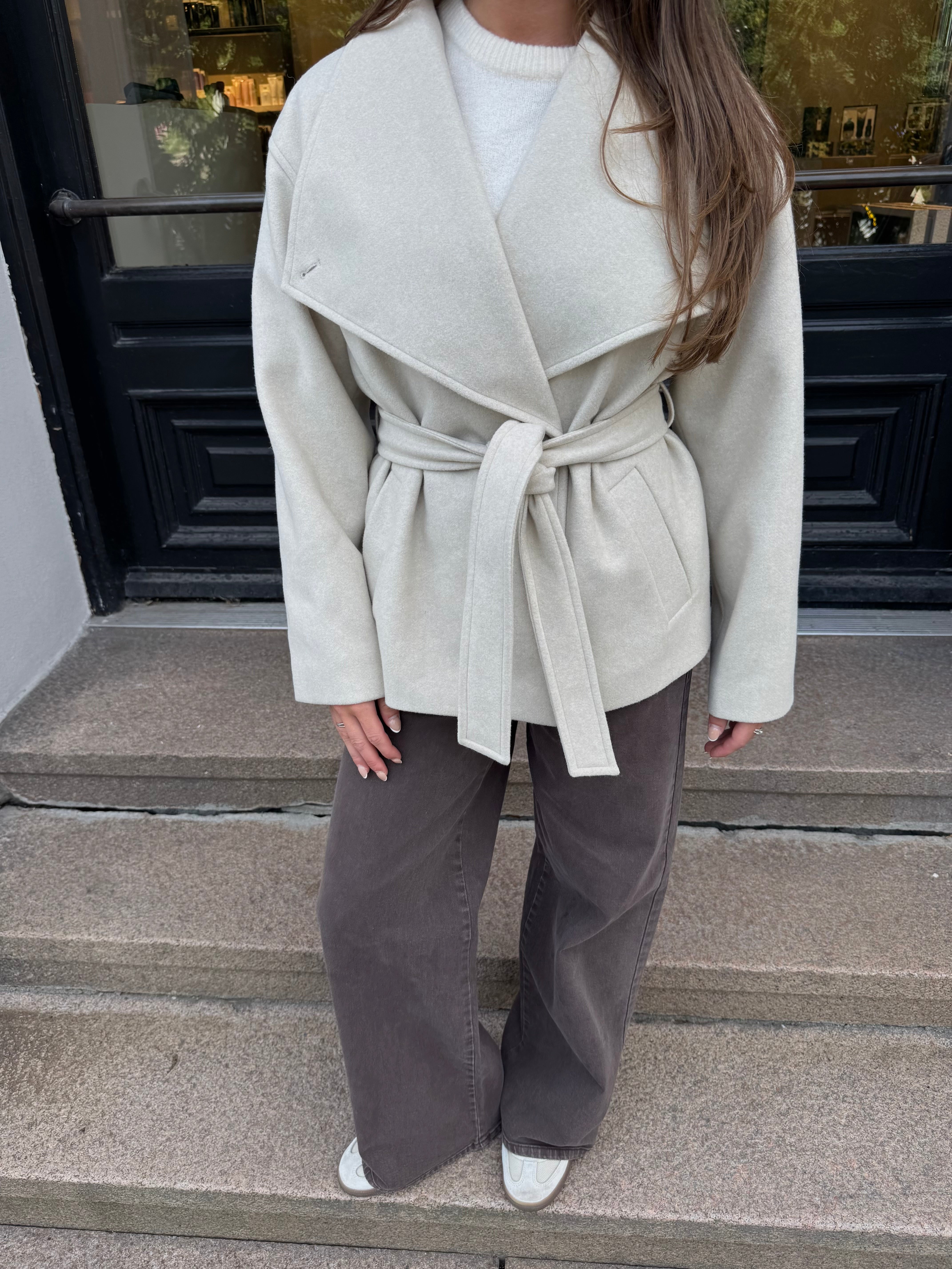 VMVINCESELMIA Jacket - Oatmeal
