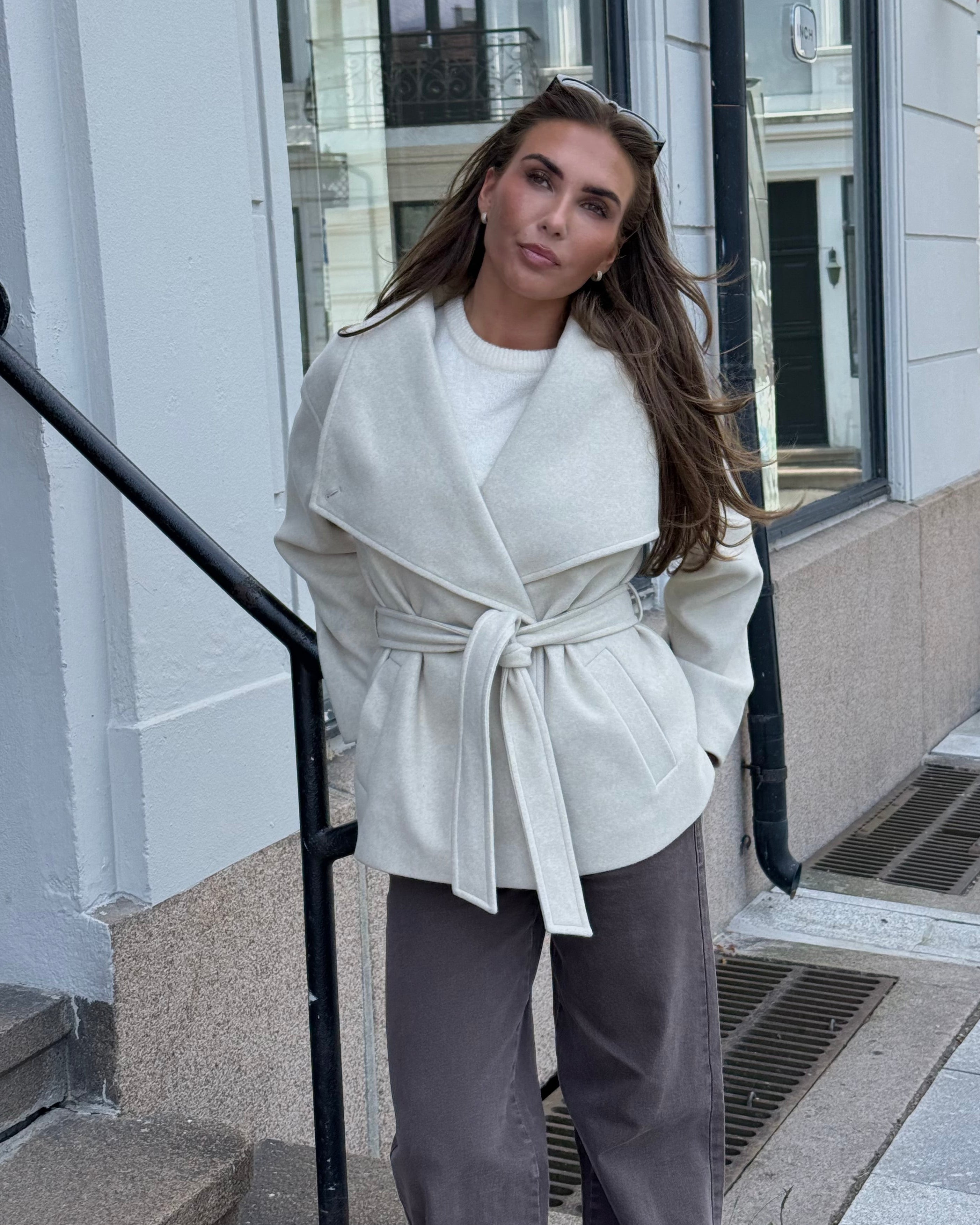VMVINCESELMIA Jacket - Oatmeal