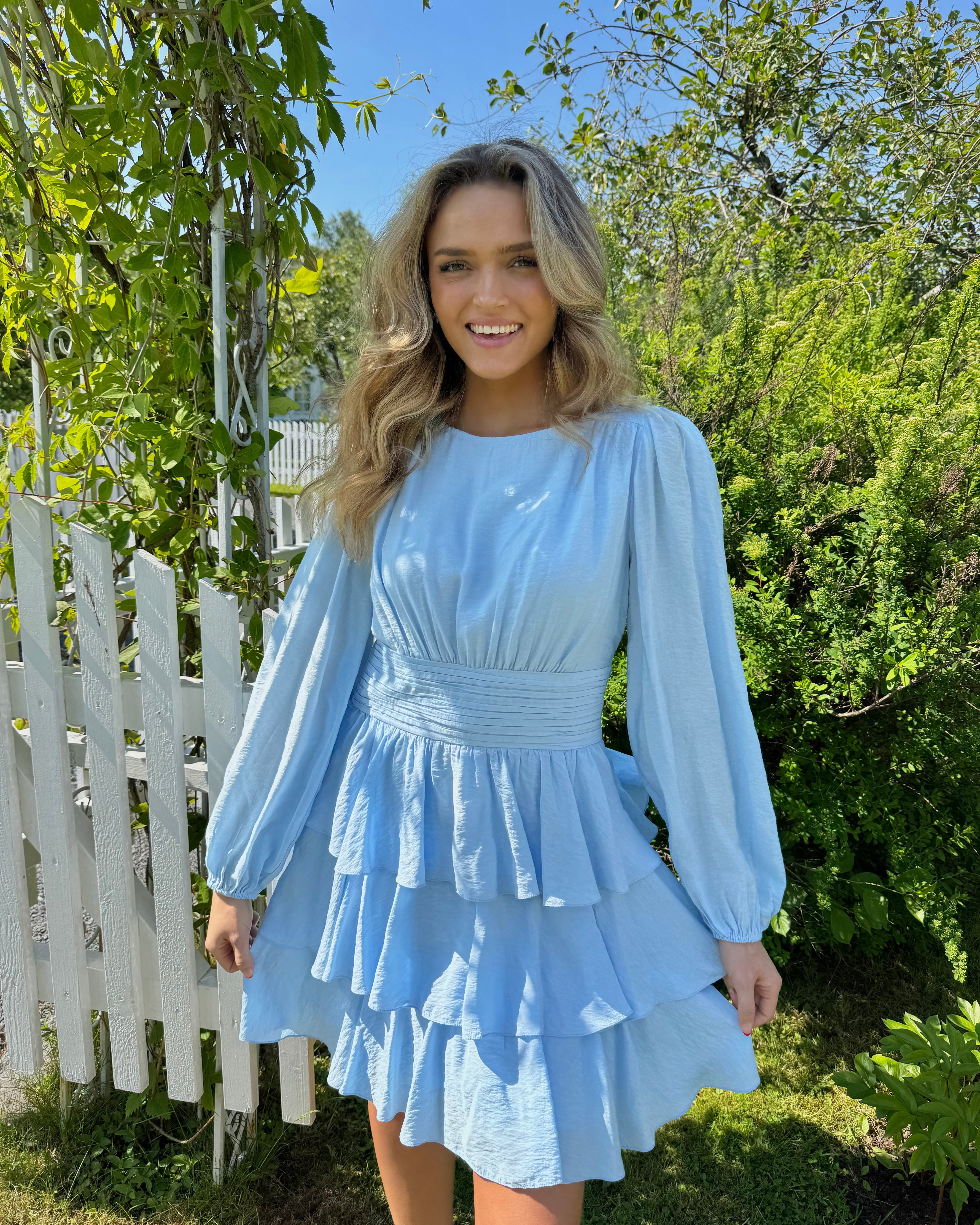 VMLISE Short Dress - Cashmere Blue