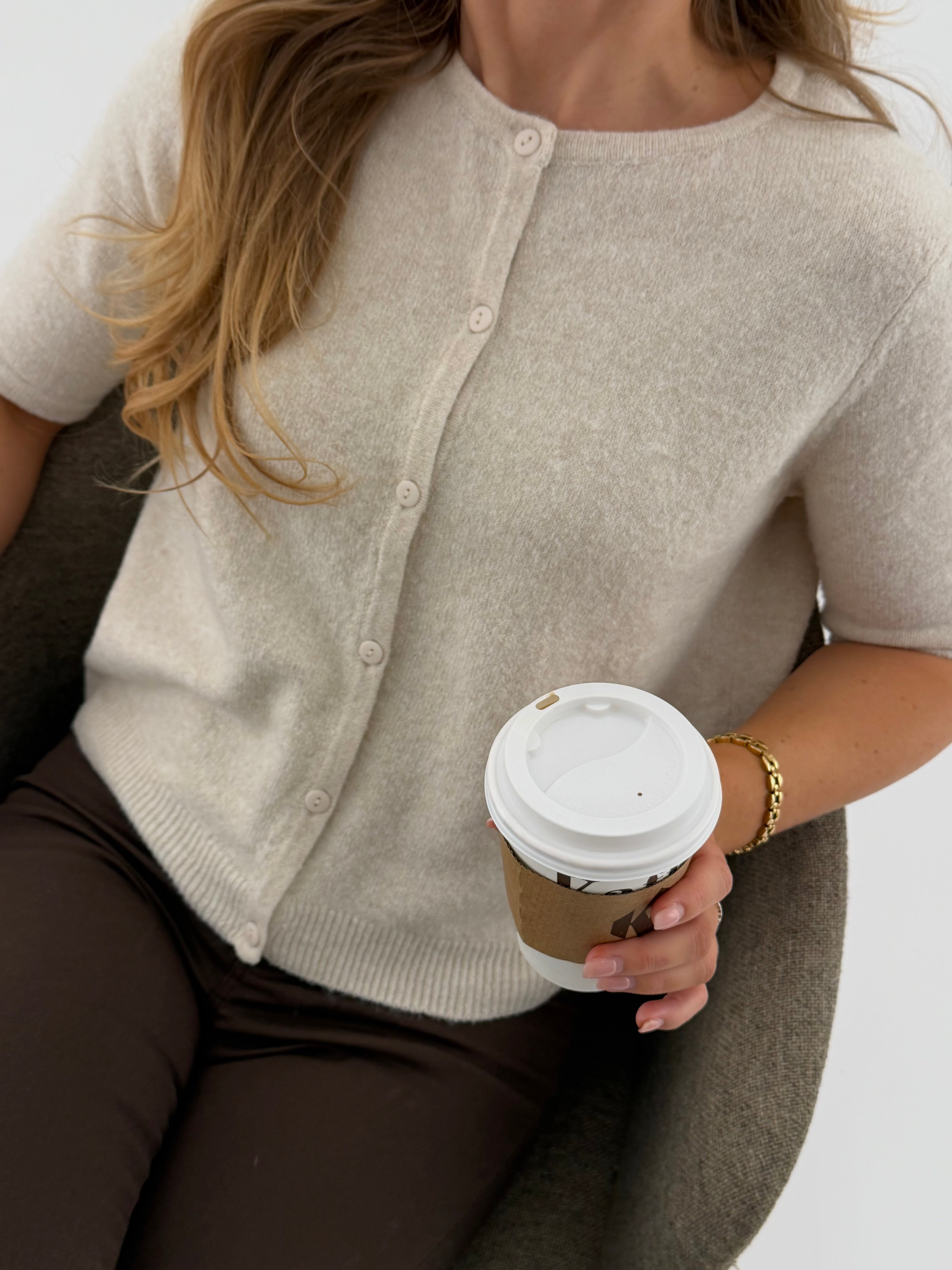 VMDOFFY Knit Cardigan - Birch