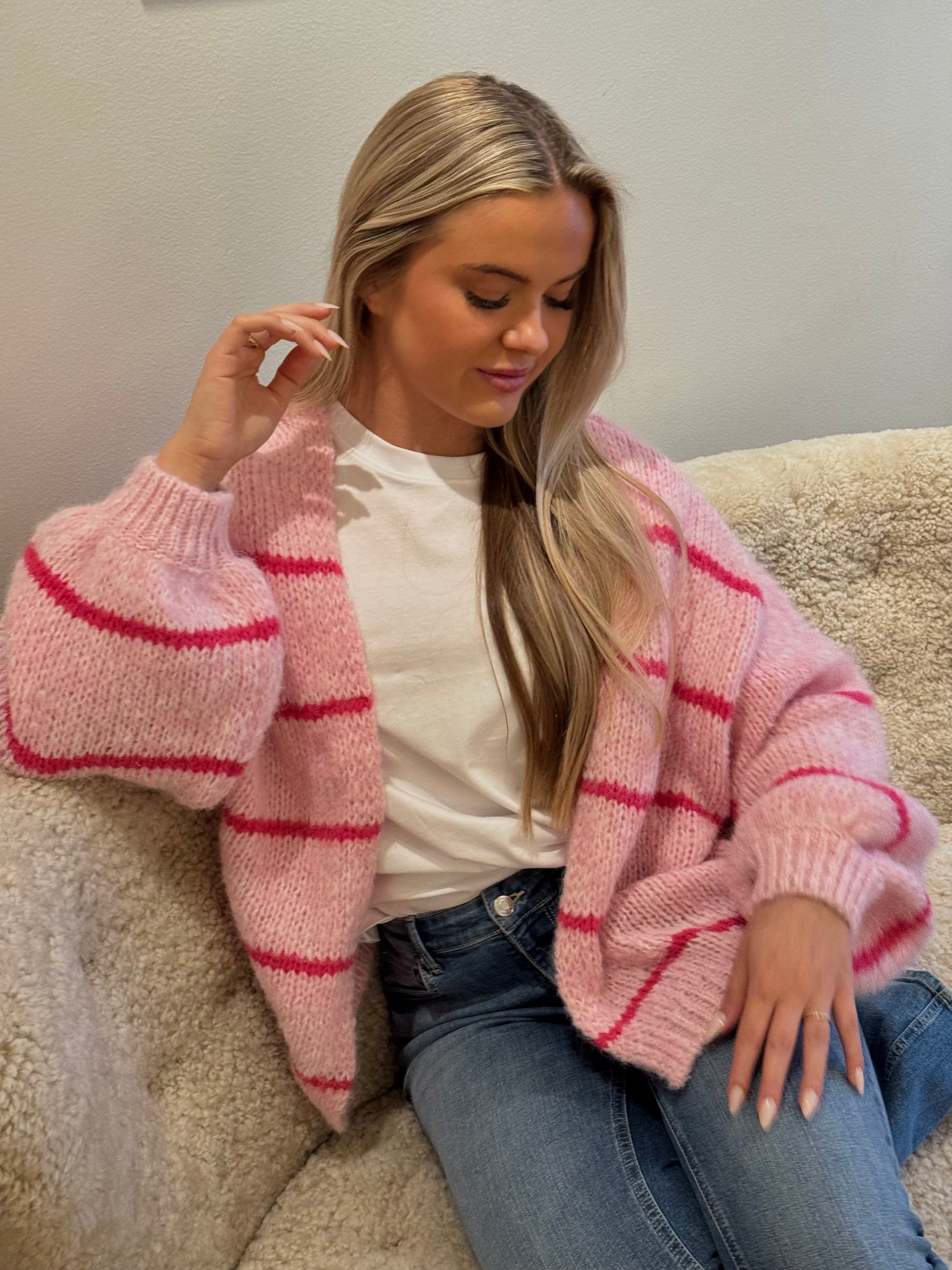 VMMAYBE Knit Cardigan - Bonbon