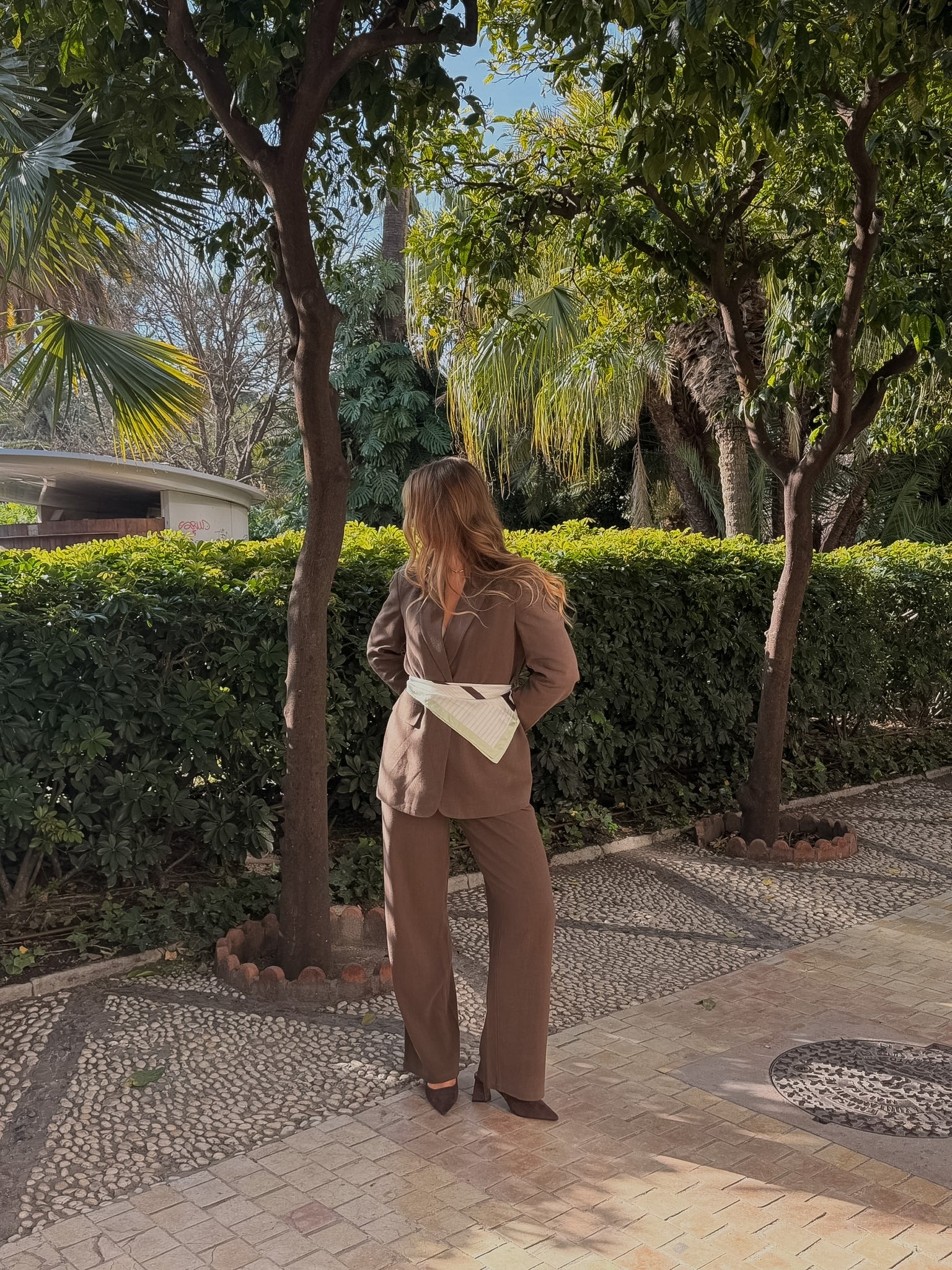 VMSISSEVERA Tailored Trousers - Chocolate Martini