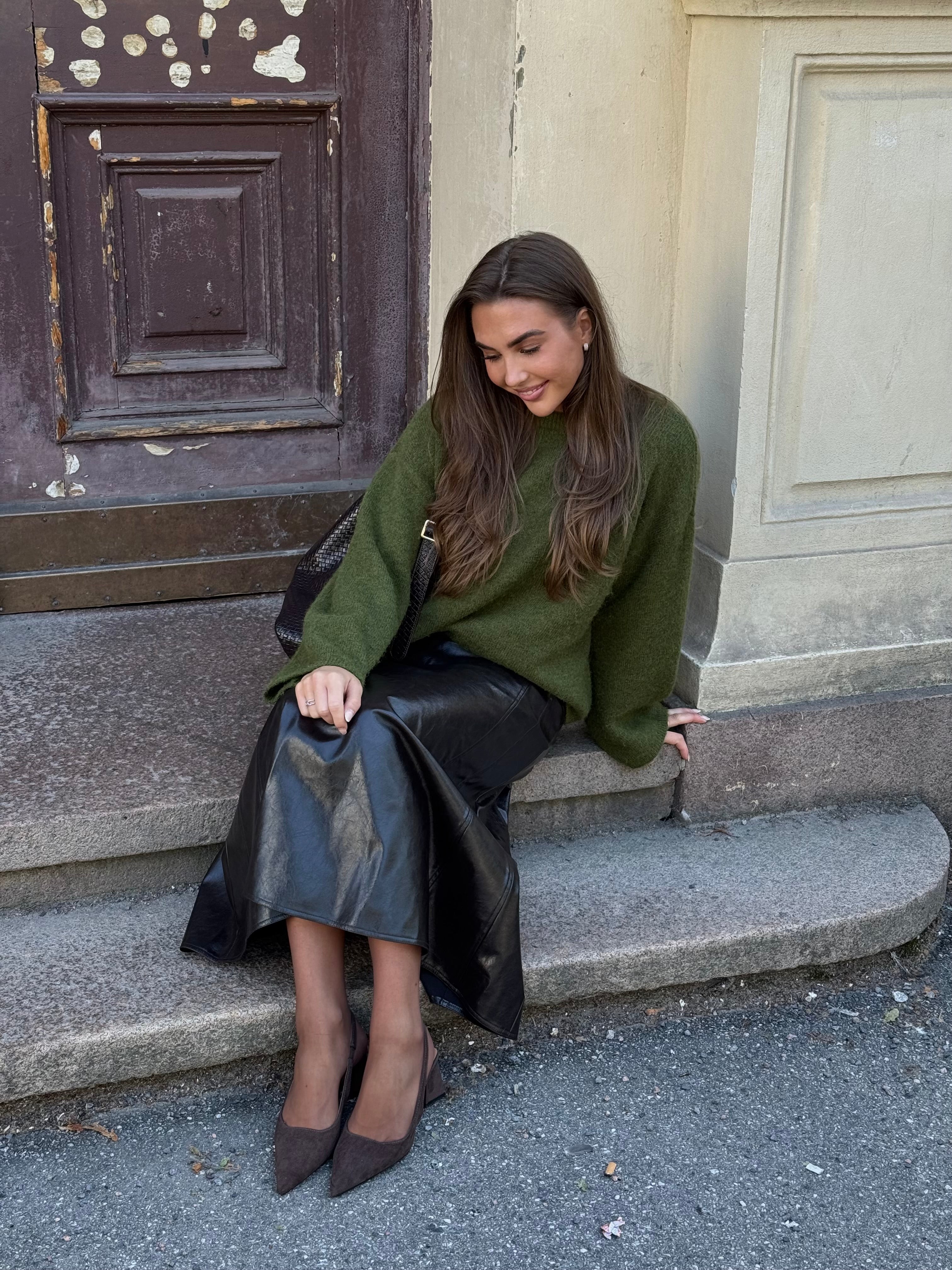 VMDASH COATED SKIRT - Chocolate Torte